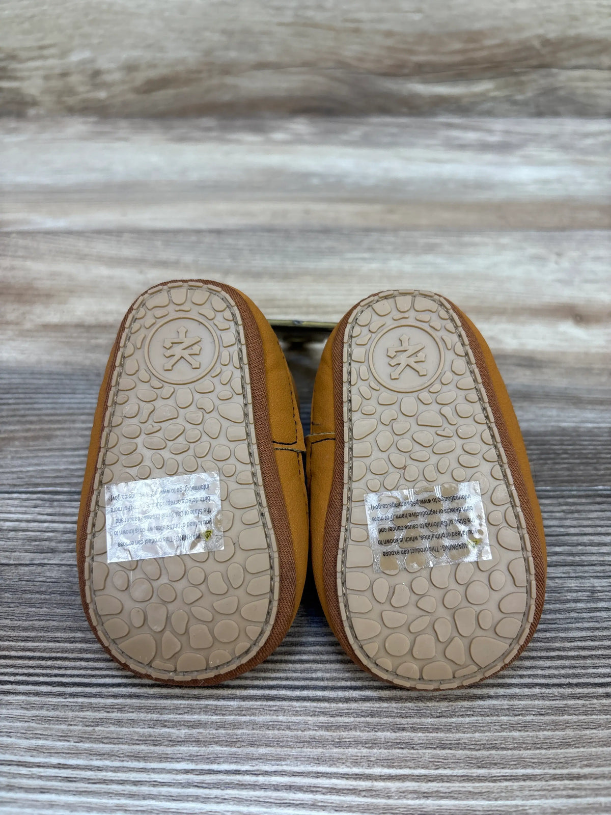 NEW Zoo York Soft Sole Hook-and-Loop Shoes Brown sz 1c