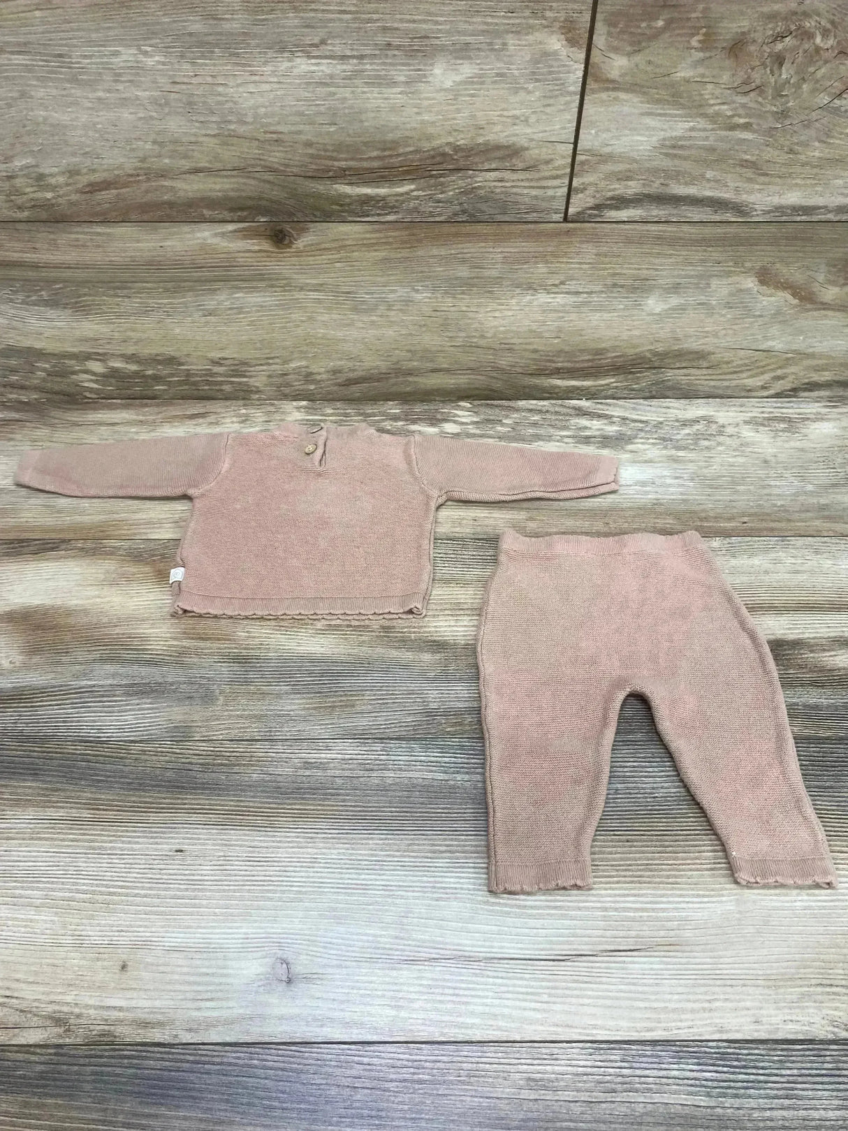 Snug Baby Brown Sweater Set sz 0-3m - Me n Mommy To Be