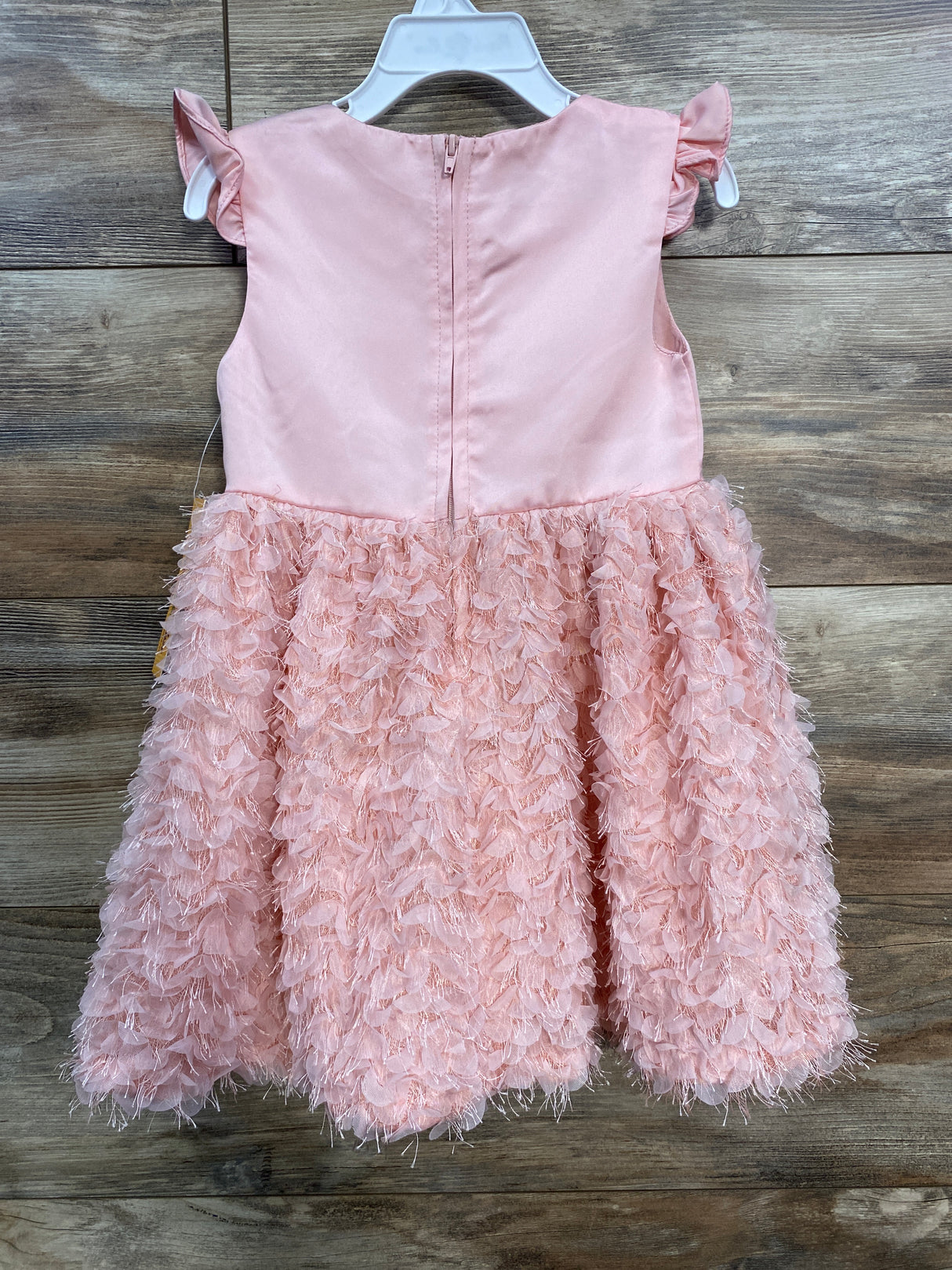 NEW Purple Rose Soutache Bow Dress Pink sz 4T