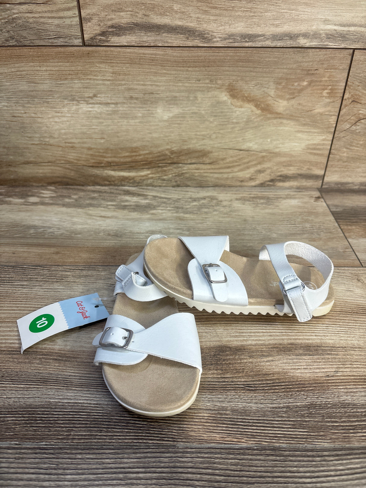 NEW Cat & Jack Shaelyn Sandals White sz 10c