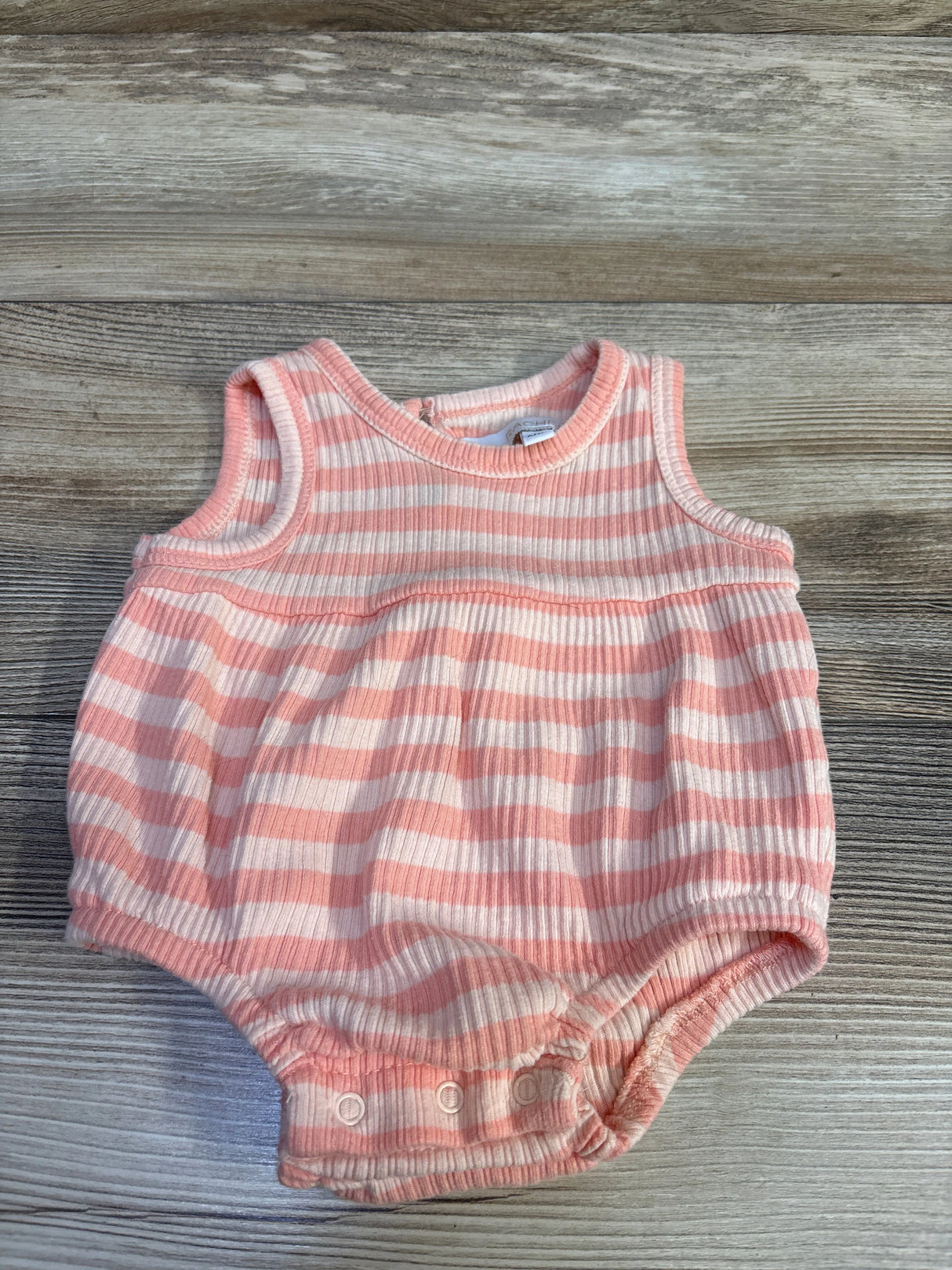 RZ by Rachel Zoe Ribbed Bubble Romper Pink sz 0-3m