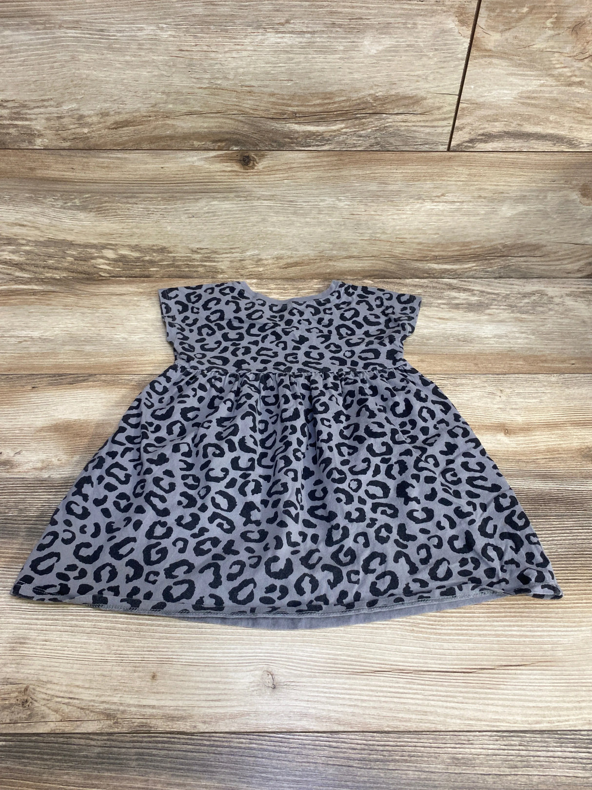 Old Navy Leopard Print Dress Grey sz 3T - Me n Mommy To Be