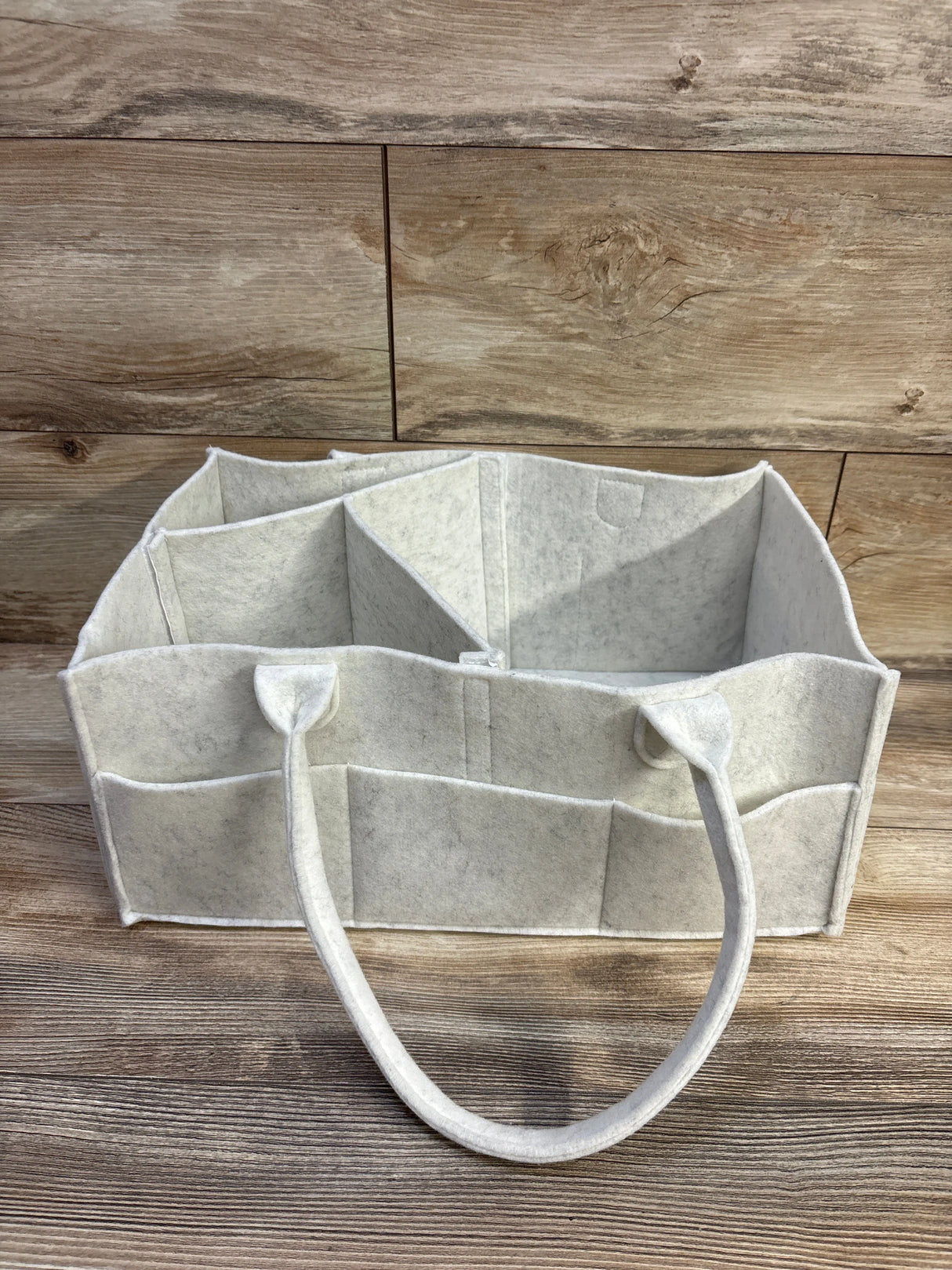 Parker Baby Co. Felt Diaper Caddy in Beige
