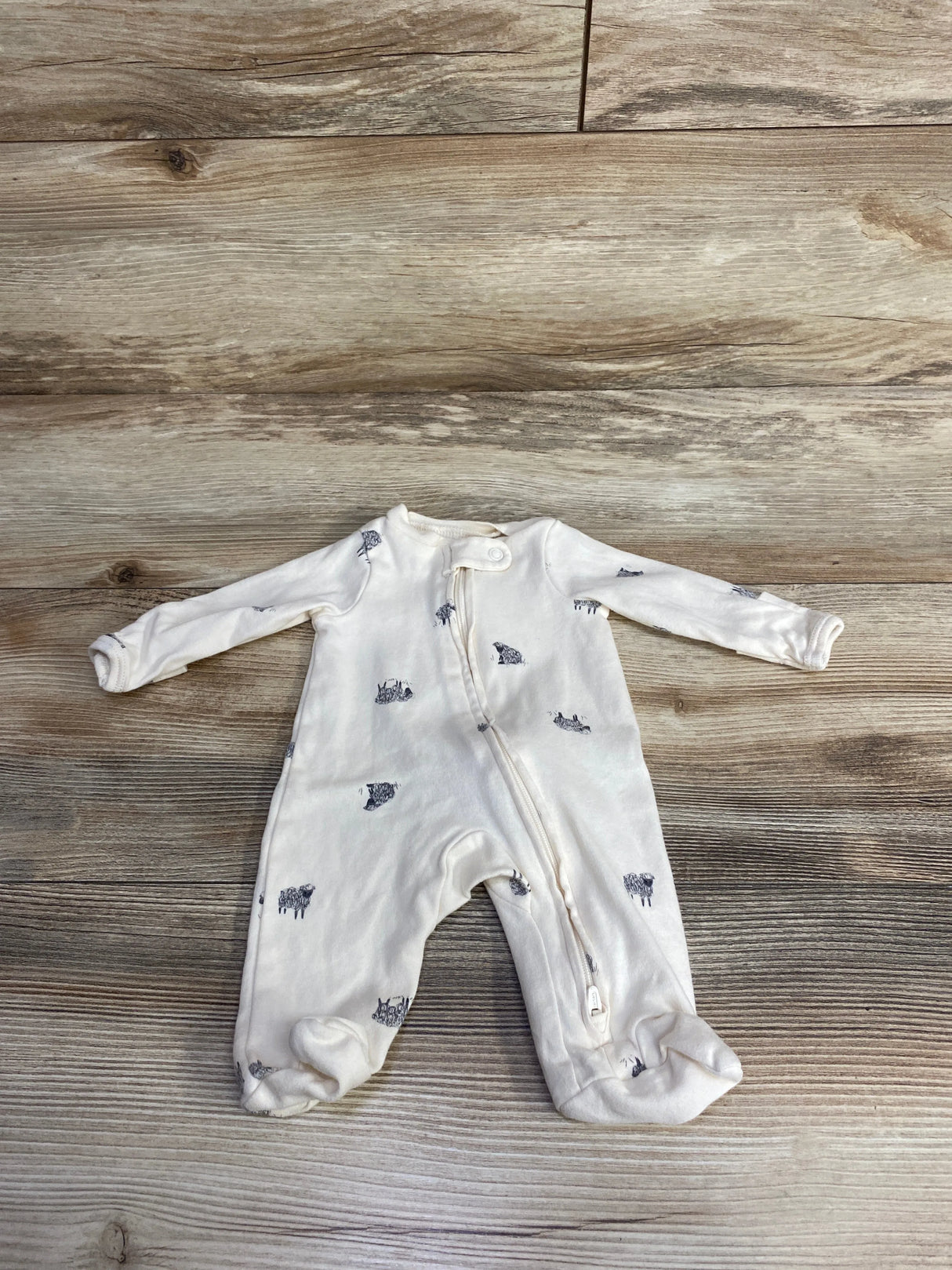 Carter's Sheep Sleeper Cream sz Preemie