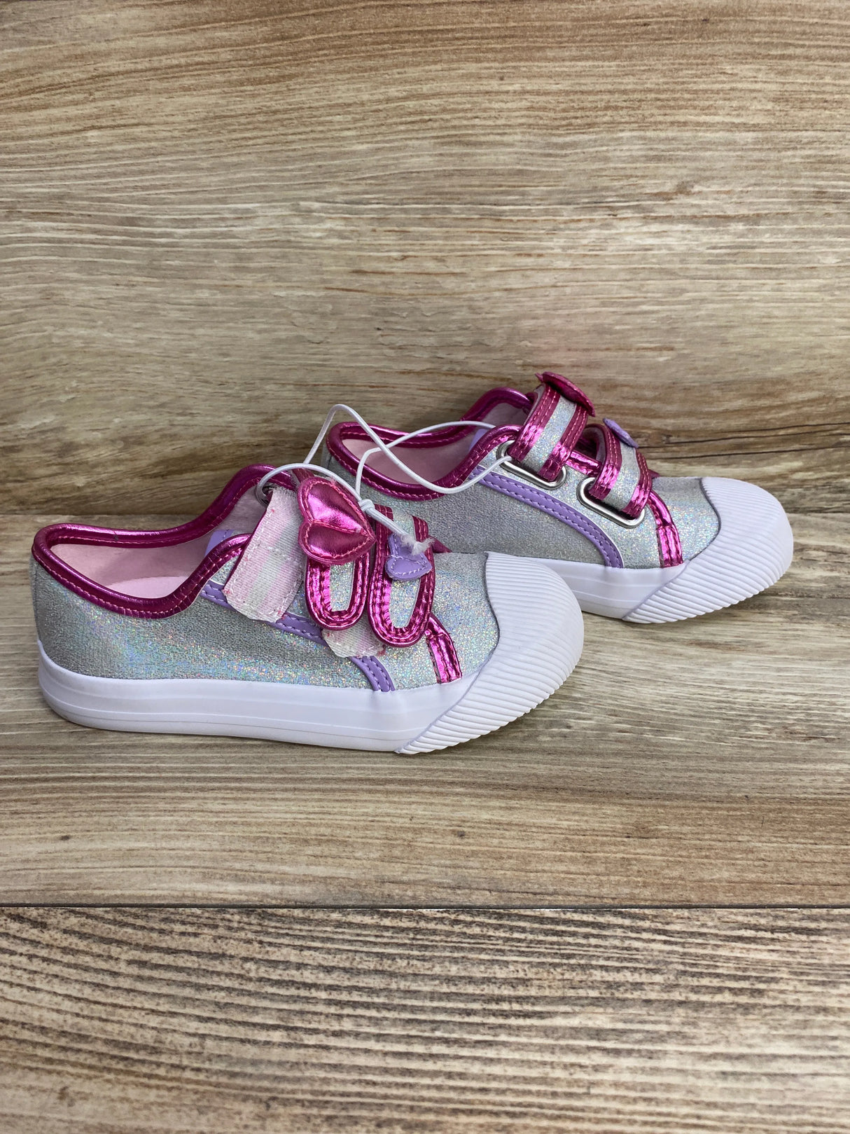 NEW Harper Canyon Marie Metallic Sneakers in Pink/Purple sz 8c