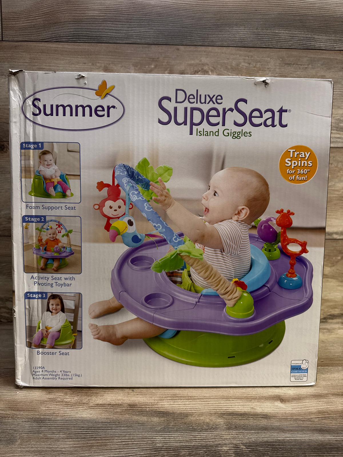 NEW Summer Infant Deluxe SuperSeat - Island Giggles