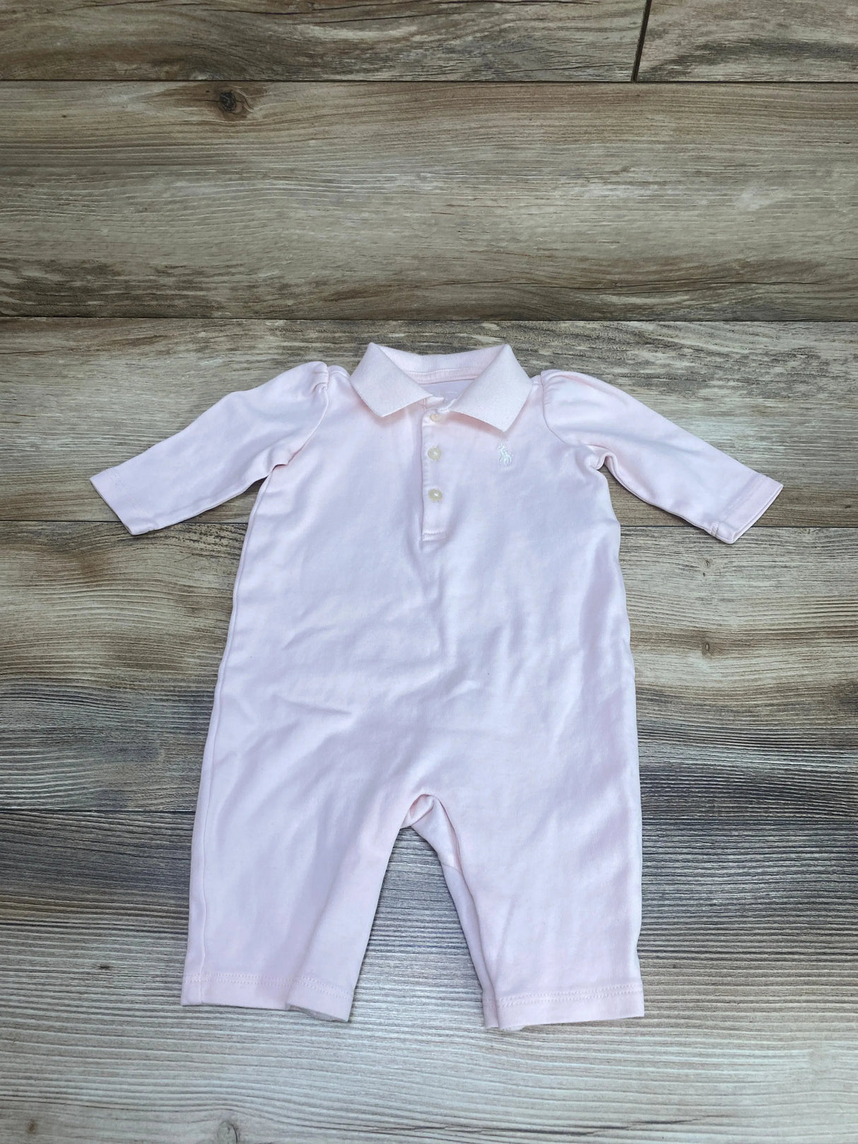 Ralph Lauren Polo Coverall Pink sz 3m - Me n Mommy To Be