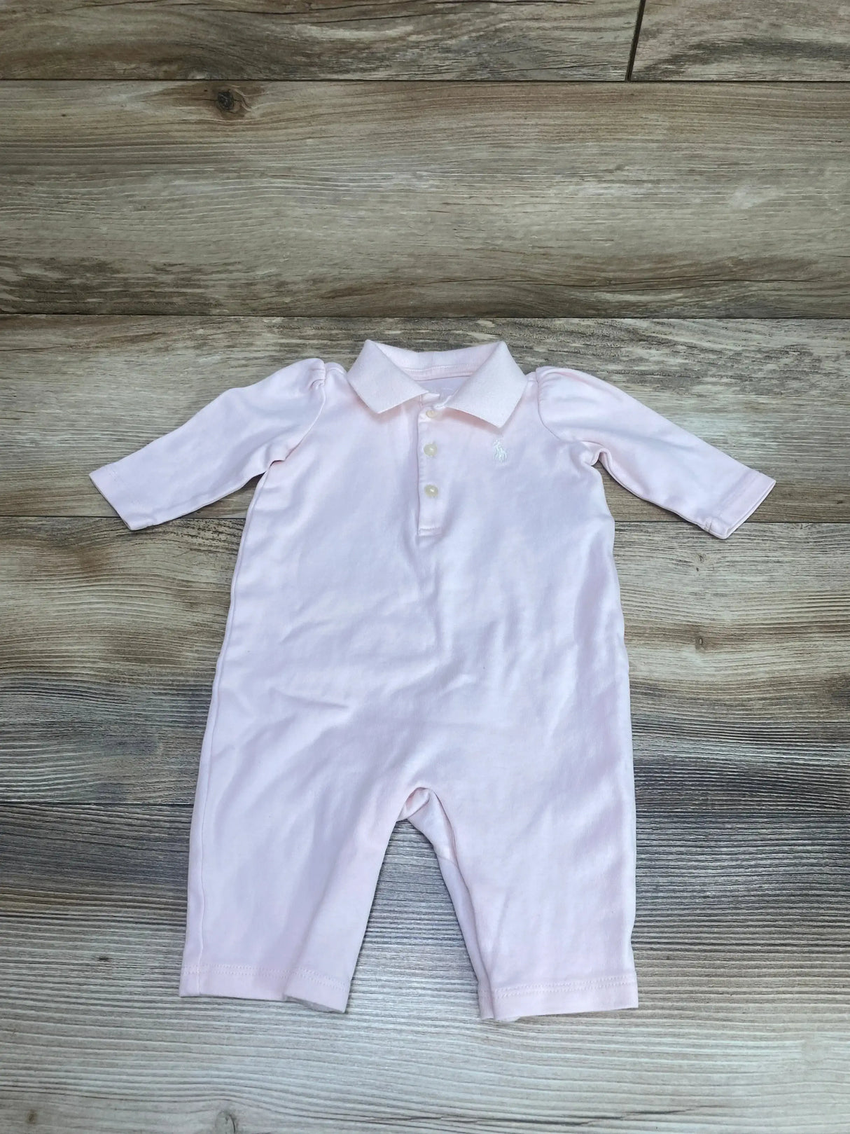 Ralph Lauren Polo Coverall Pink sz 3m - Me n Mommy To Be