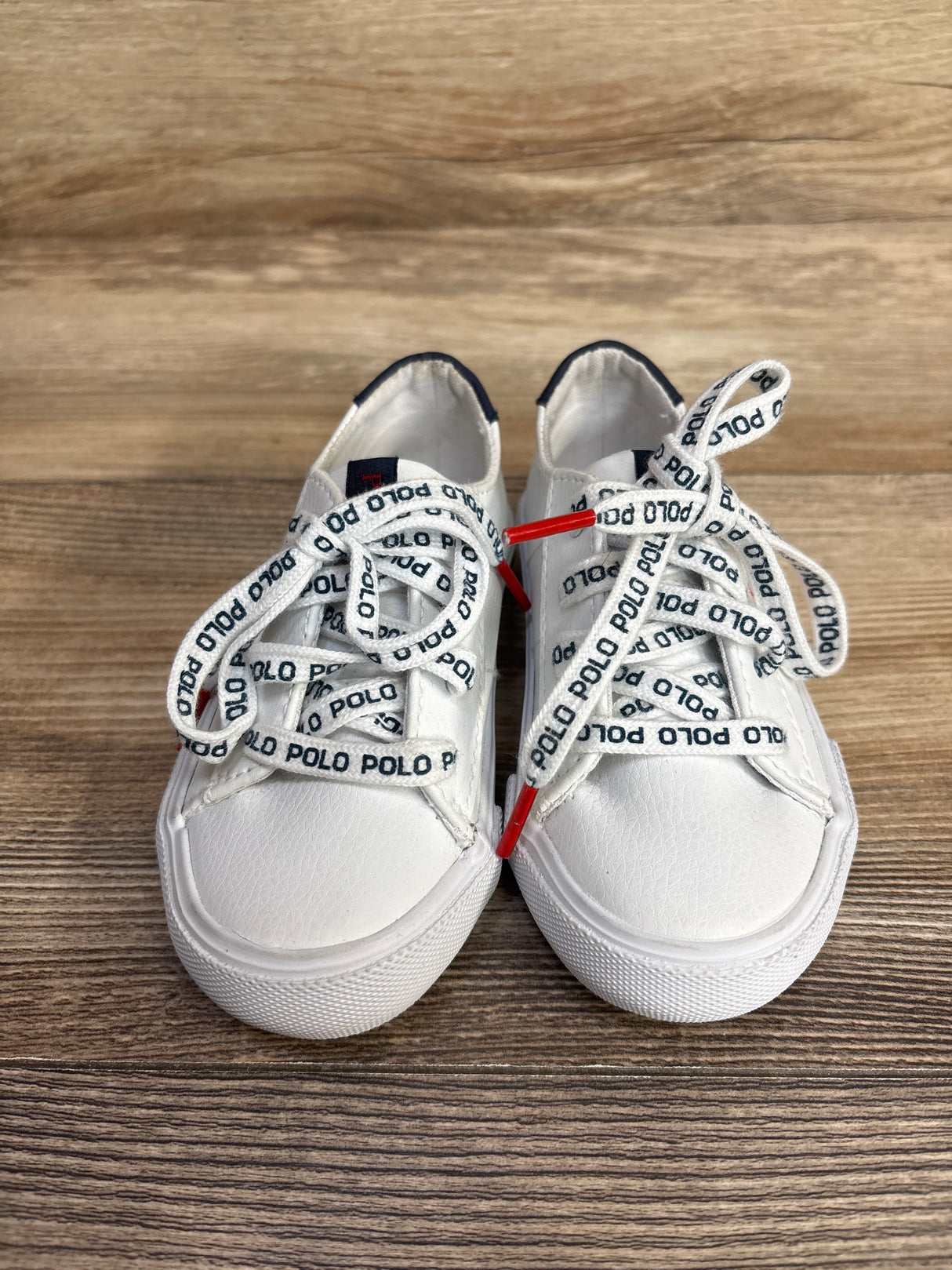 Polo Ralph Lauren Lace Up Tennis Shoes White sz 8c