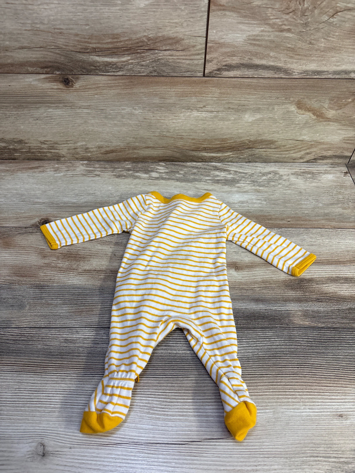 Cat & Jack Striped Sleeper White sz Newborn