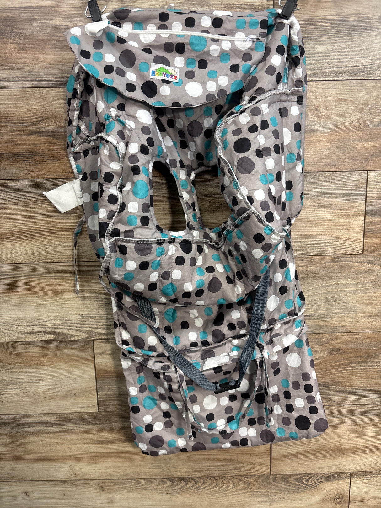 Babyezz Shopping Cart Cover, Grey Dots