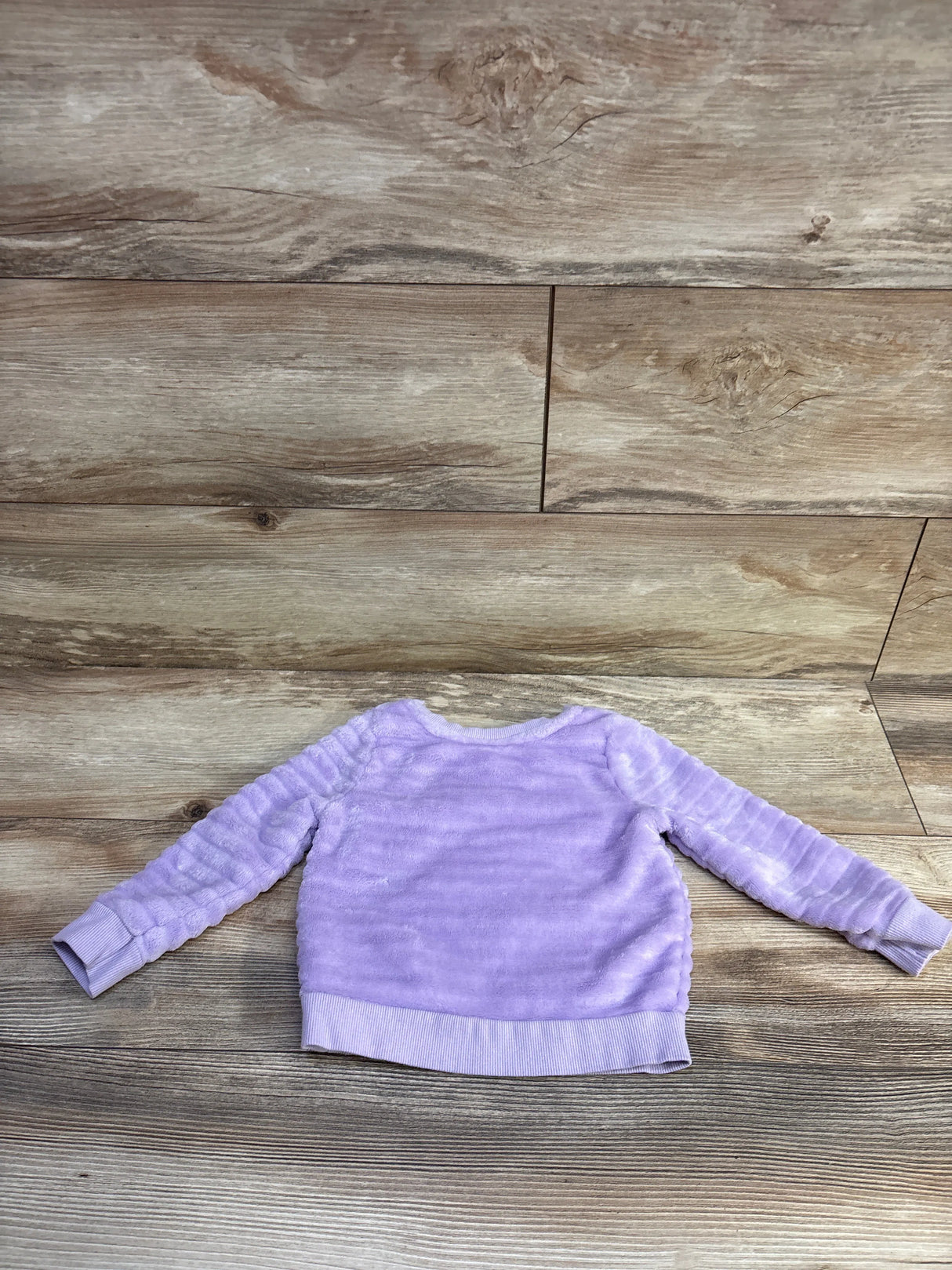 Cat & Jack Plush Sweatshirt Purple sz 18m