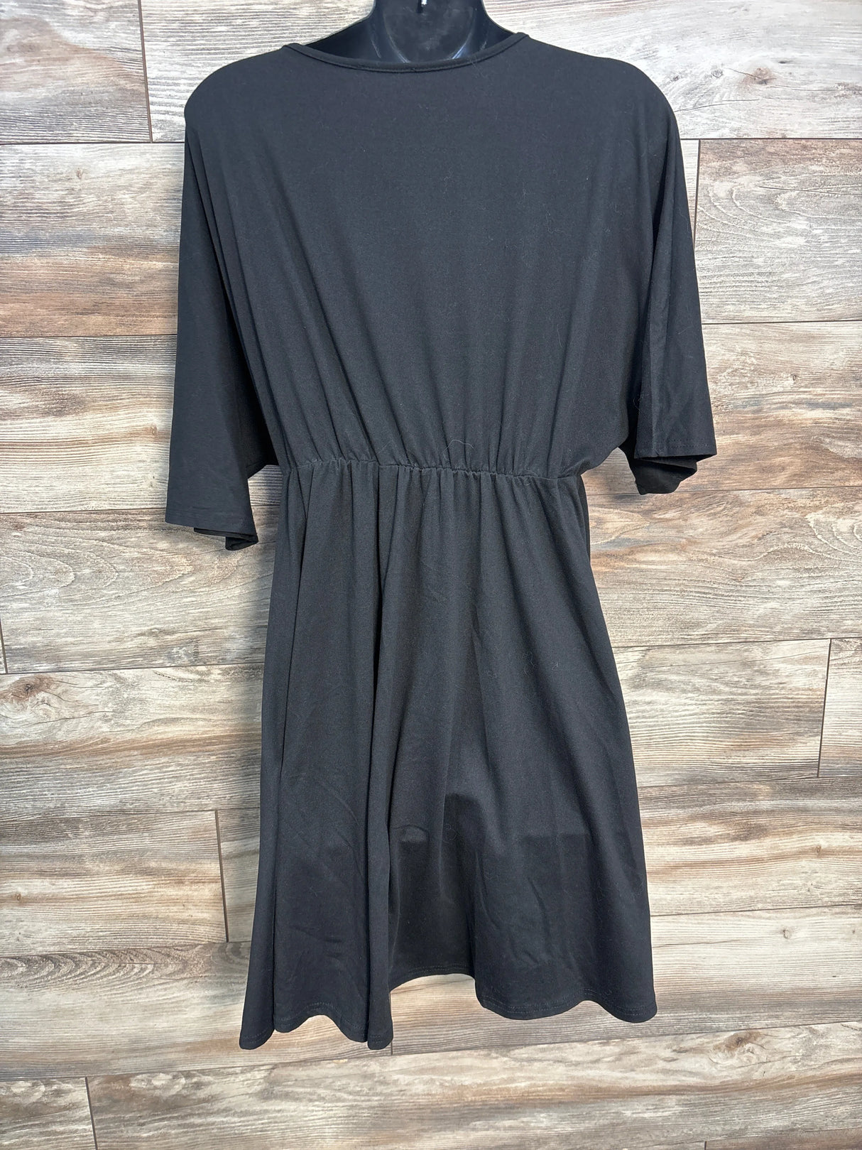 Ekouaer Maternity Dress Nursing Nightgown Black sz XL