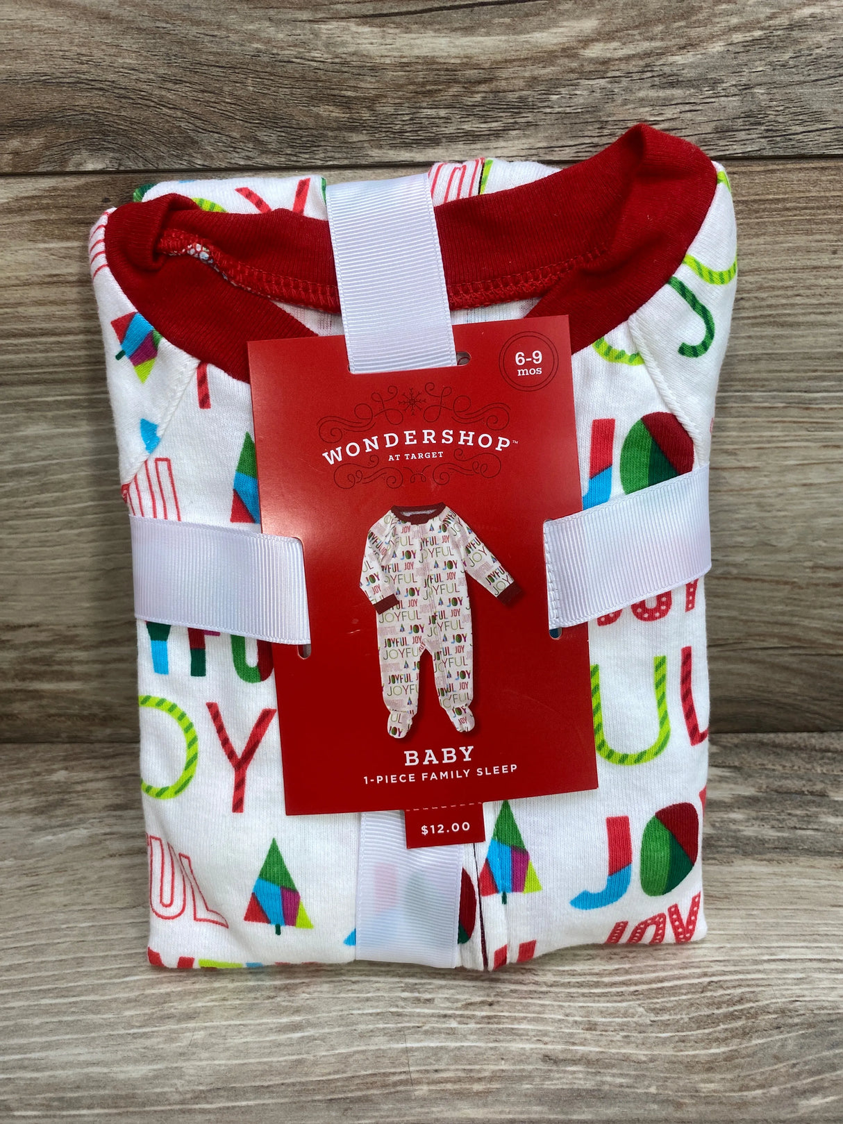 NEW Wondershop Joyful Sleeper White sz 6-9m - Me n Mommy To Be