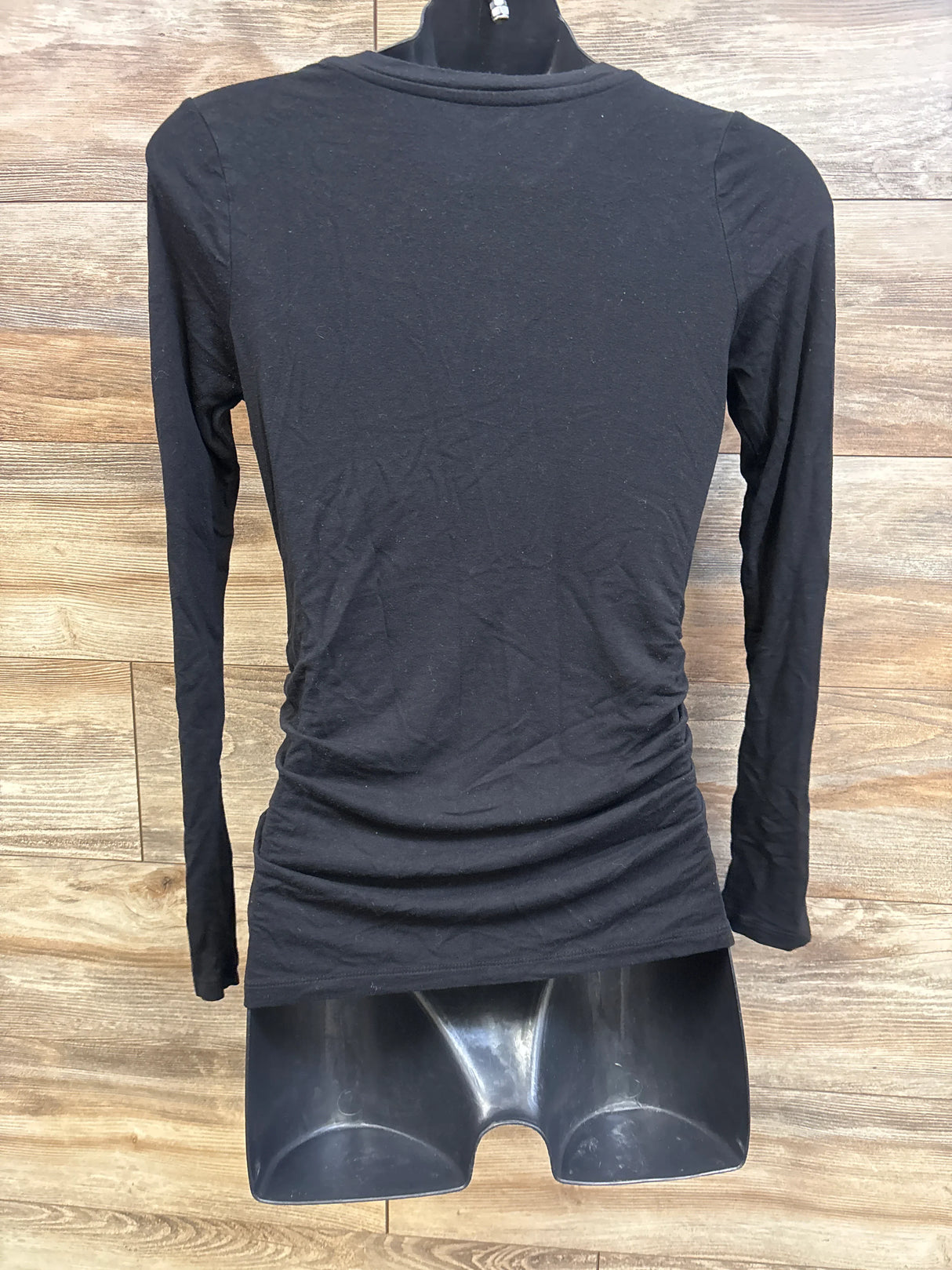 Motherhood Maternity Ruched Shirt Black sz XS