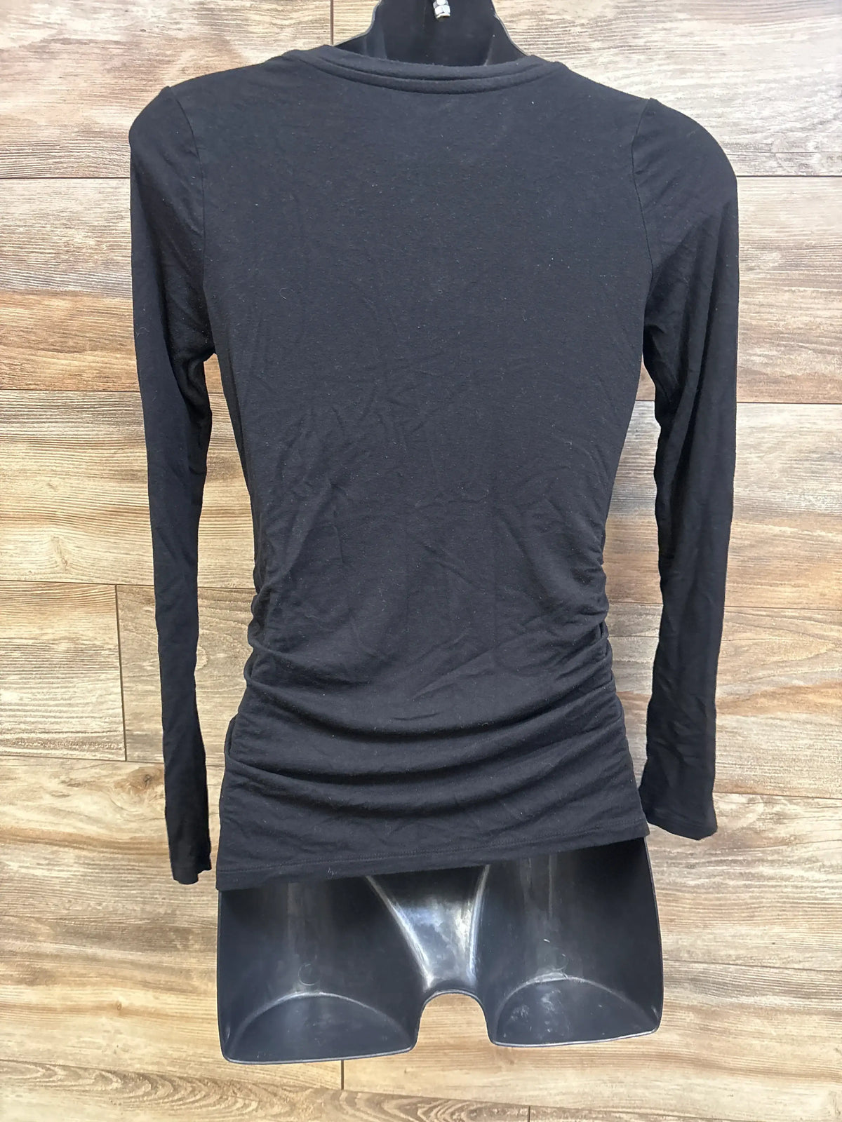 Motherhood Maternity Ruched Shirt Black sz XS