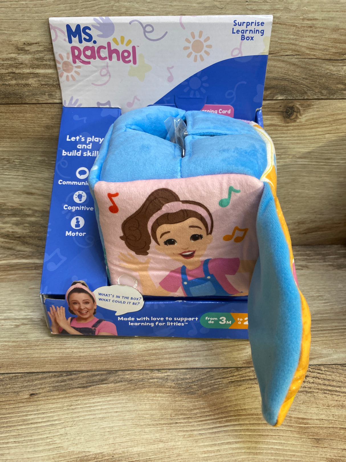 NEW Ms. Rachel Official Soft Surprise Learning Box 7pc