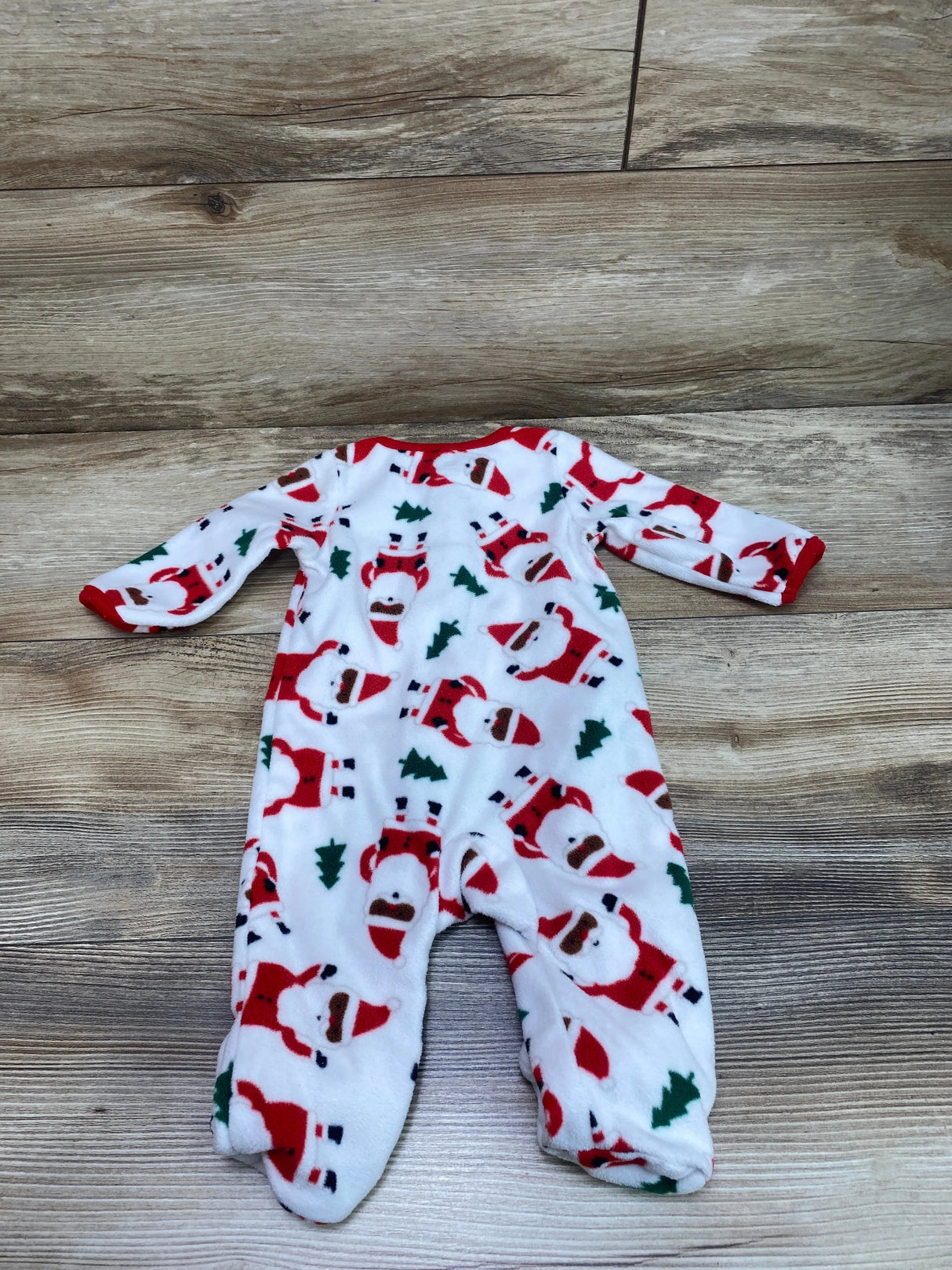 Just One You Santa Blanket Sleeper White sz 3m - Me n Mommy To Be