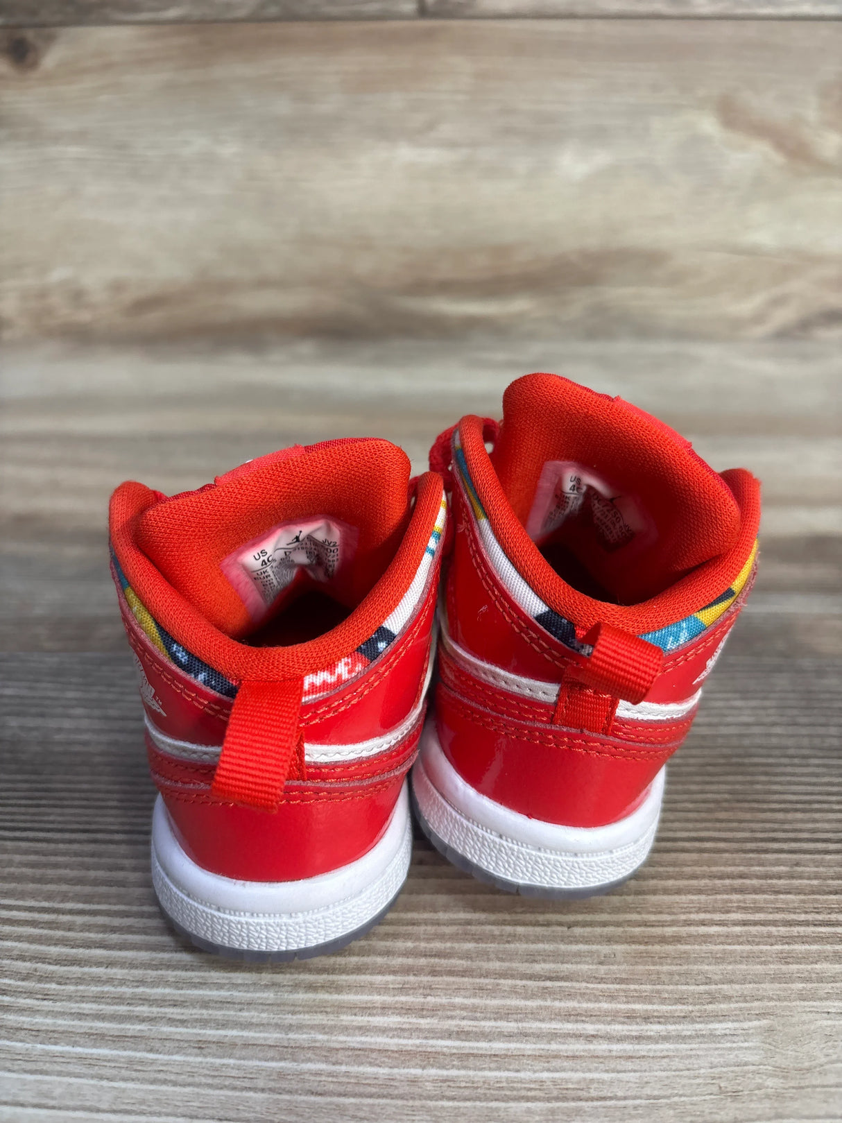Air Jordan 1 Mid SE TD 'Barcelona Sweater' Sneakers sz 4c