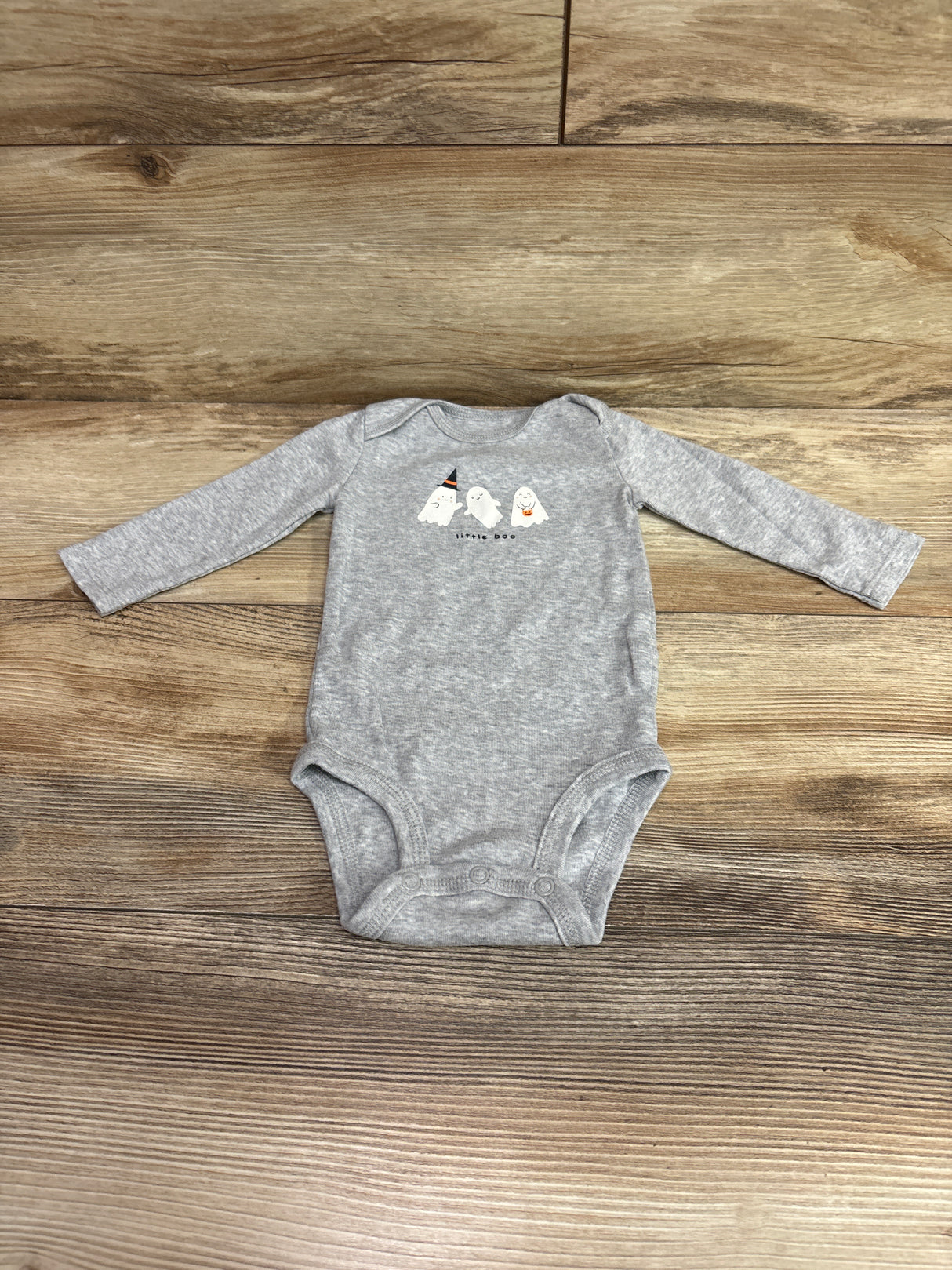 Just One You Little Boo Bodysuit Grey sz 6m