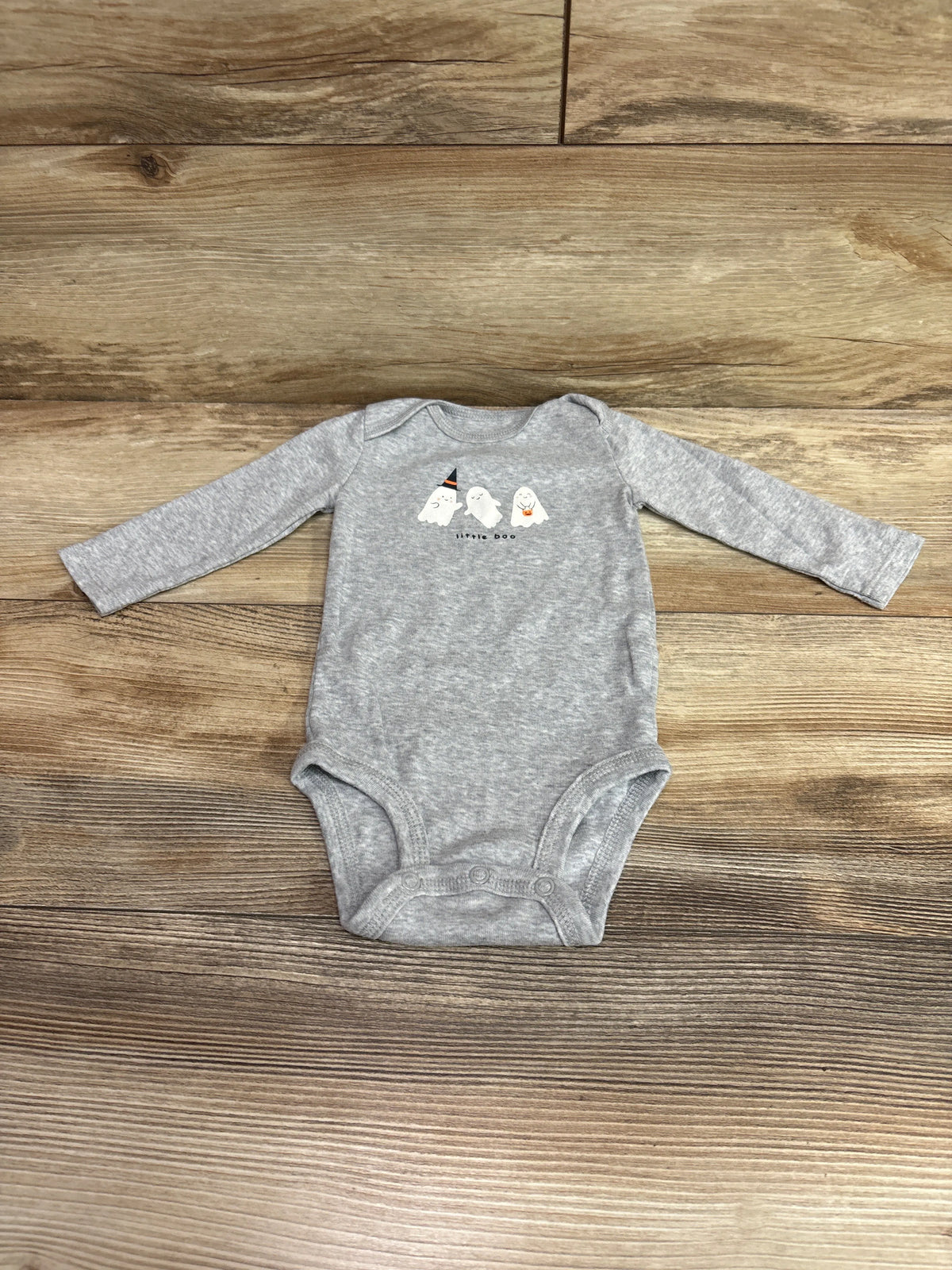 Just One You Little Boo Bodysuit Grey sz 6m