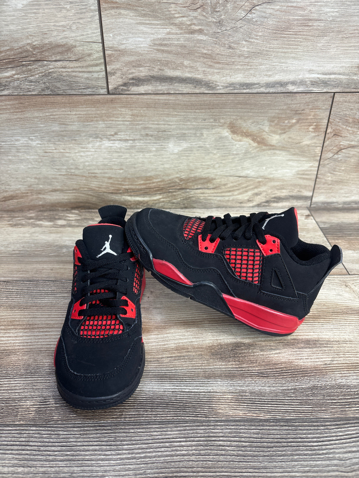 Air Jordan 4 Retro PS 'Red Thunder' Sneakers sz 12c