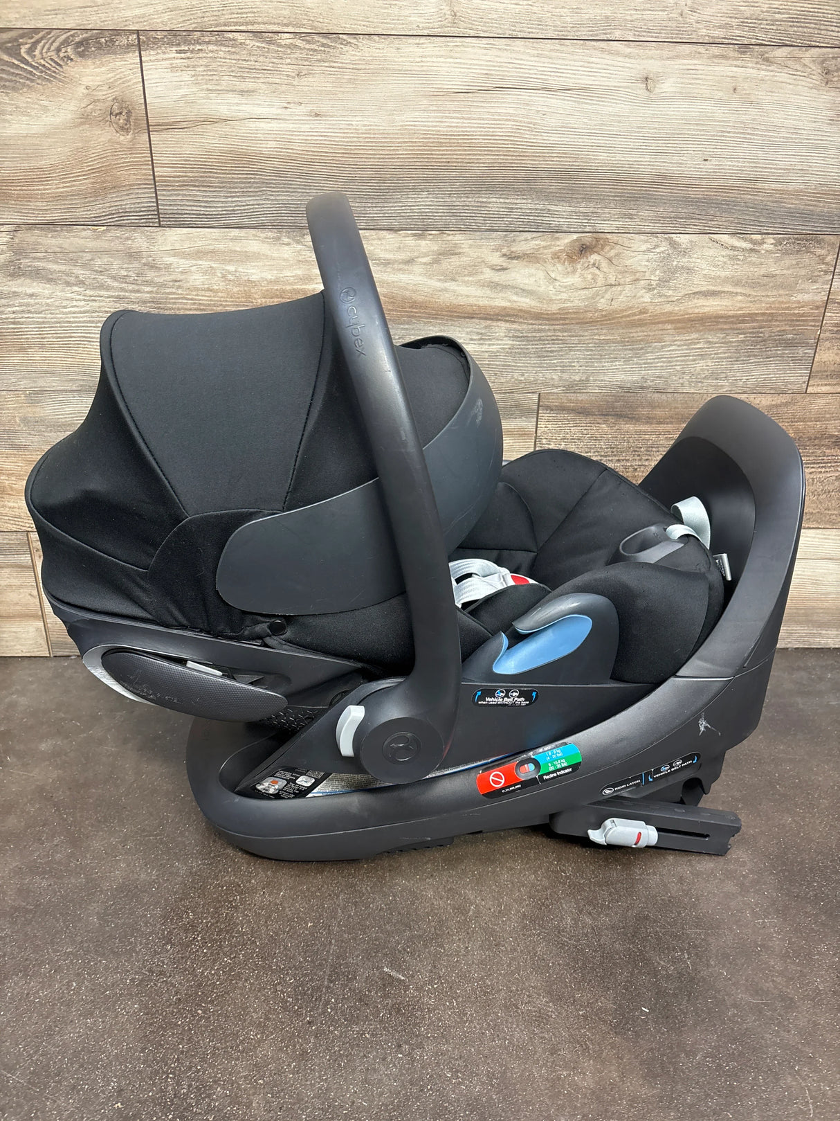 Cybex Gold Cloud G Lux Infant Car Seat in Moon Black 4-35lbs - Me n Mommy To Be