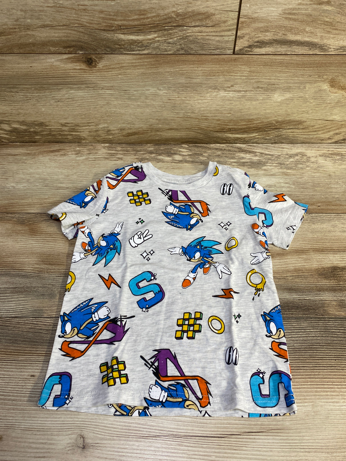 Jumping Beans x Sonic The Hedgehog Shirt Grey sz 4T