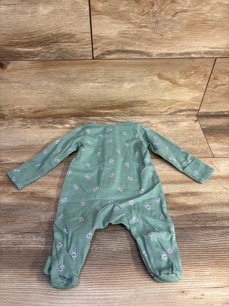 Just One You Floral Sleeper Green sz 3m - Me n Mommy To Be