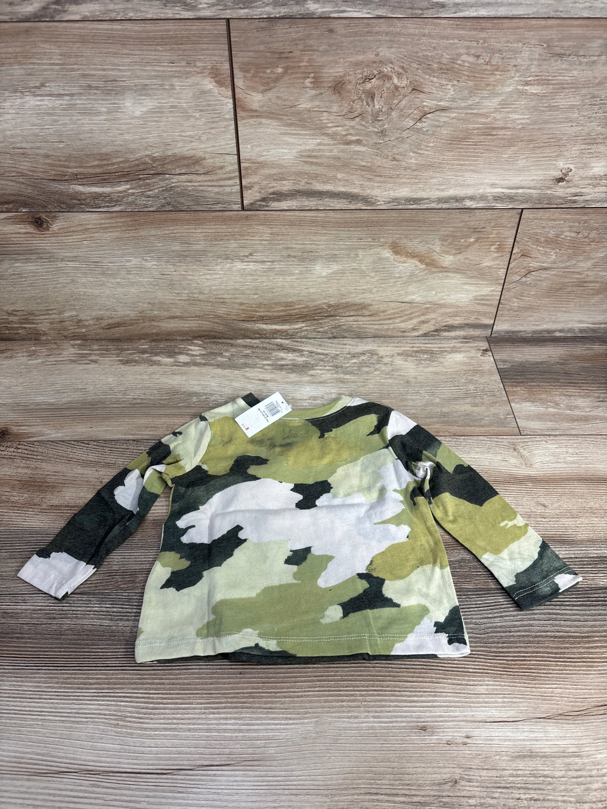 NEW Old Navy Camo Shirt Green sz 12-18m