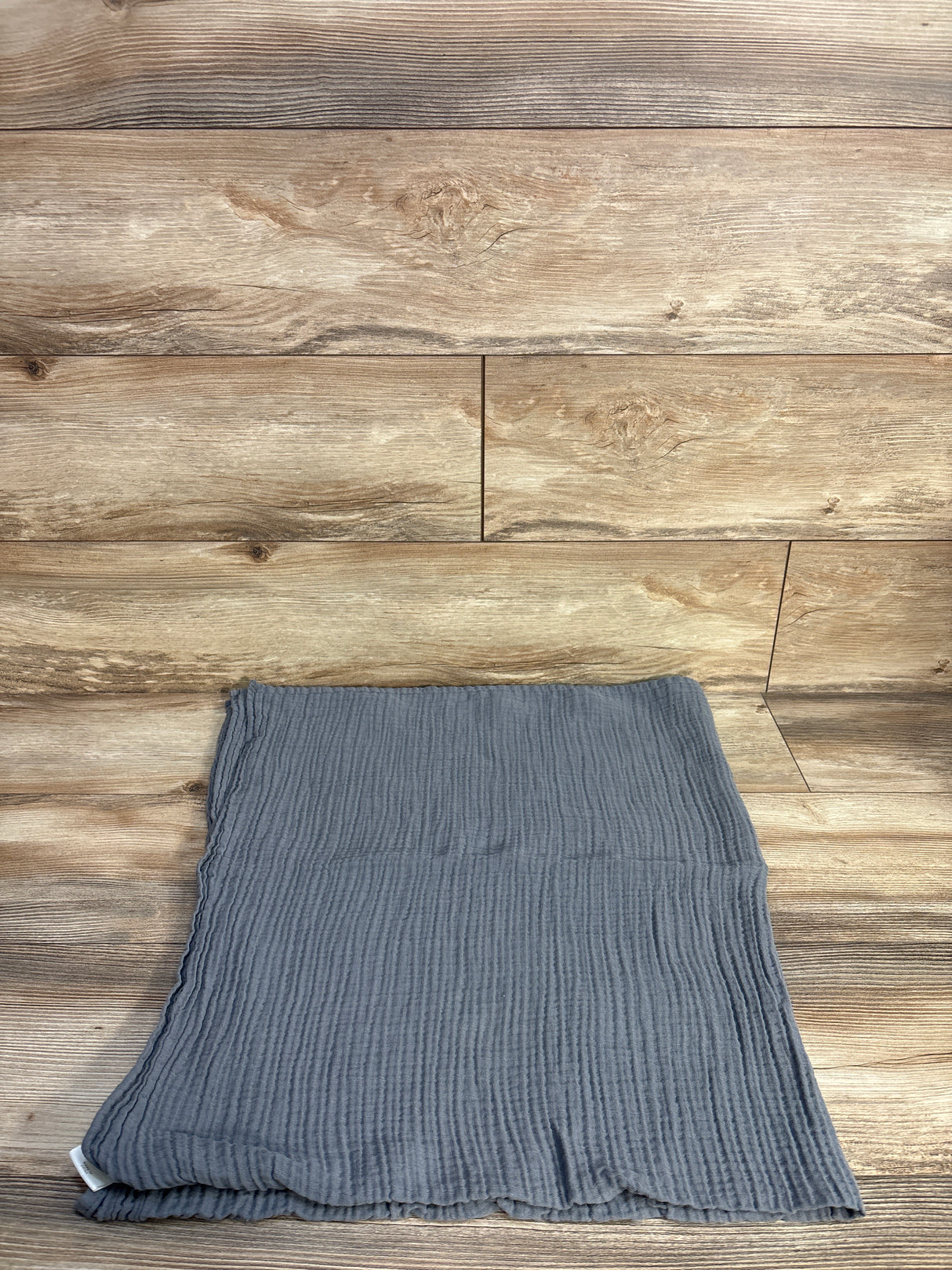 Cloud Island Muslin Swaddle Baby Blanket Grey