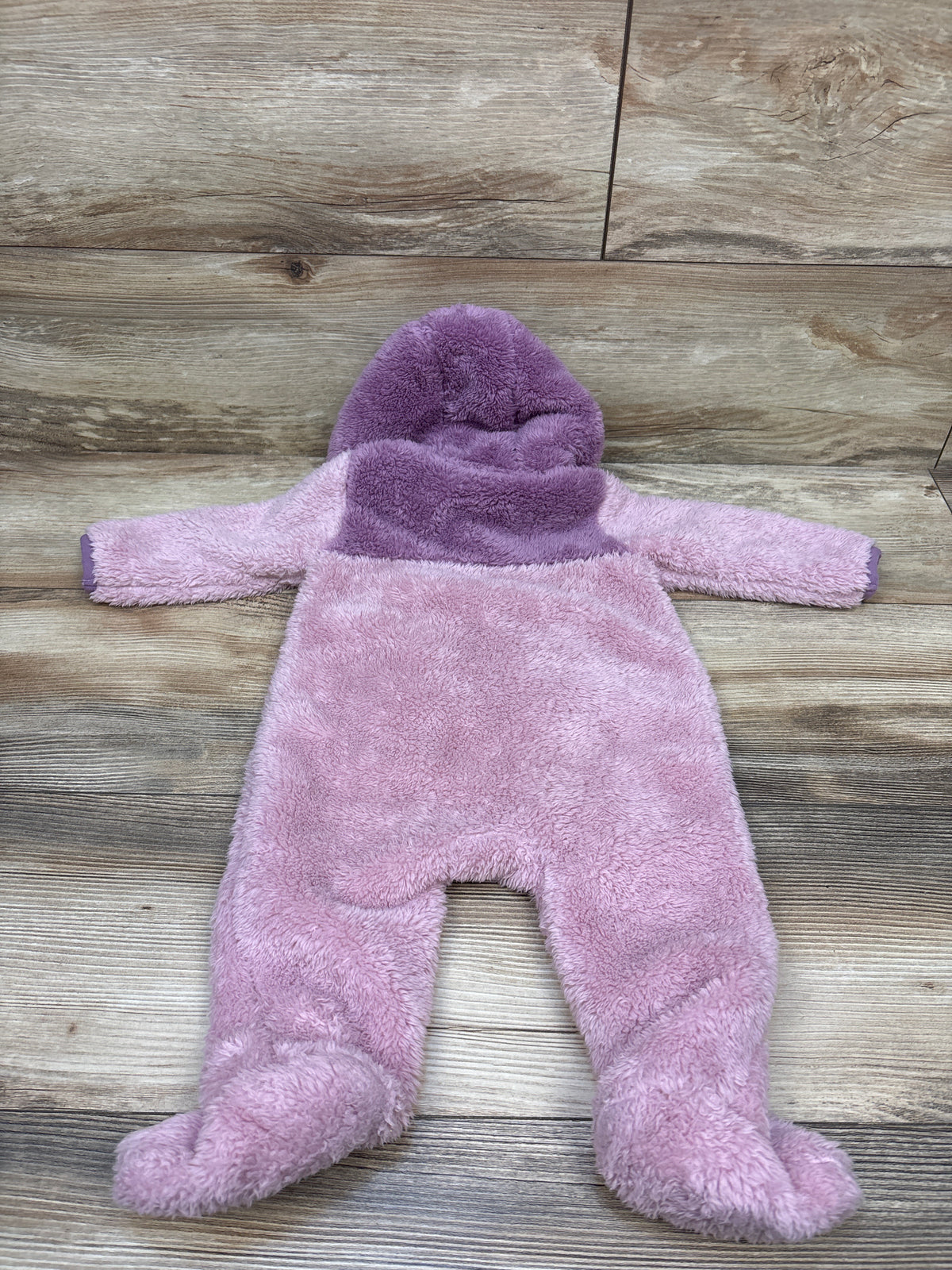 Eddie Bauer Fleece Hooded Pram Pink sz 3/6m
