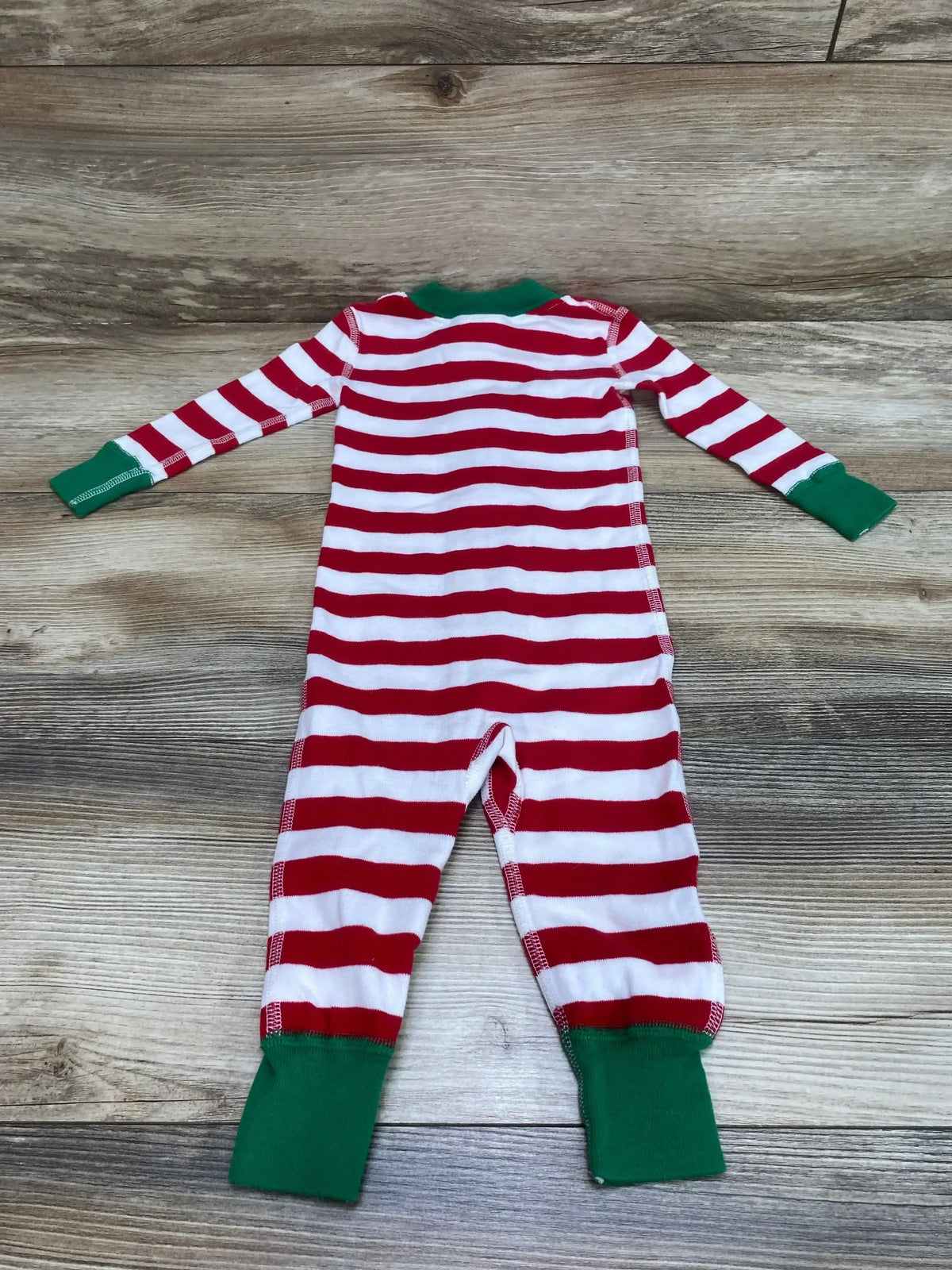 Hanna Andersson Striped Sleeper Red sz 6-12m - Me n Mommy To Be