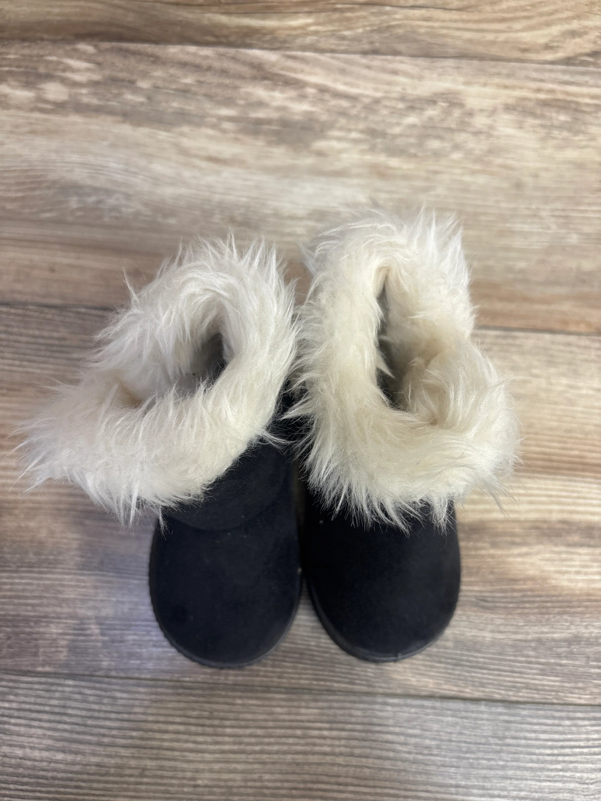 Frontwalk Plush Collar Snow Boots Black sz 5c