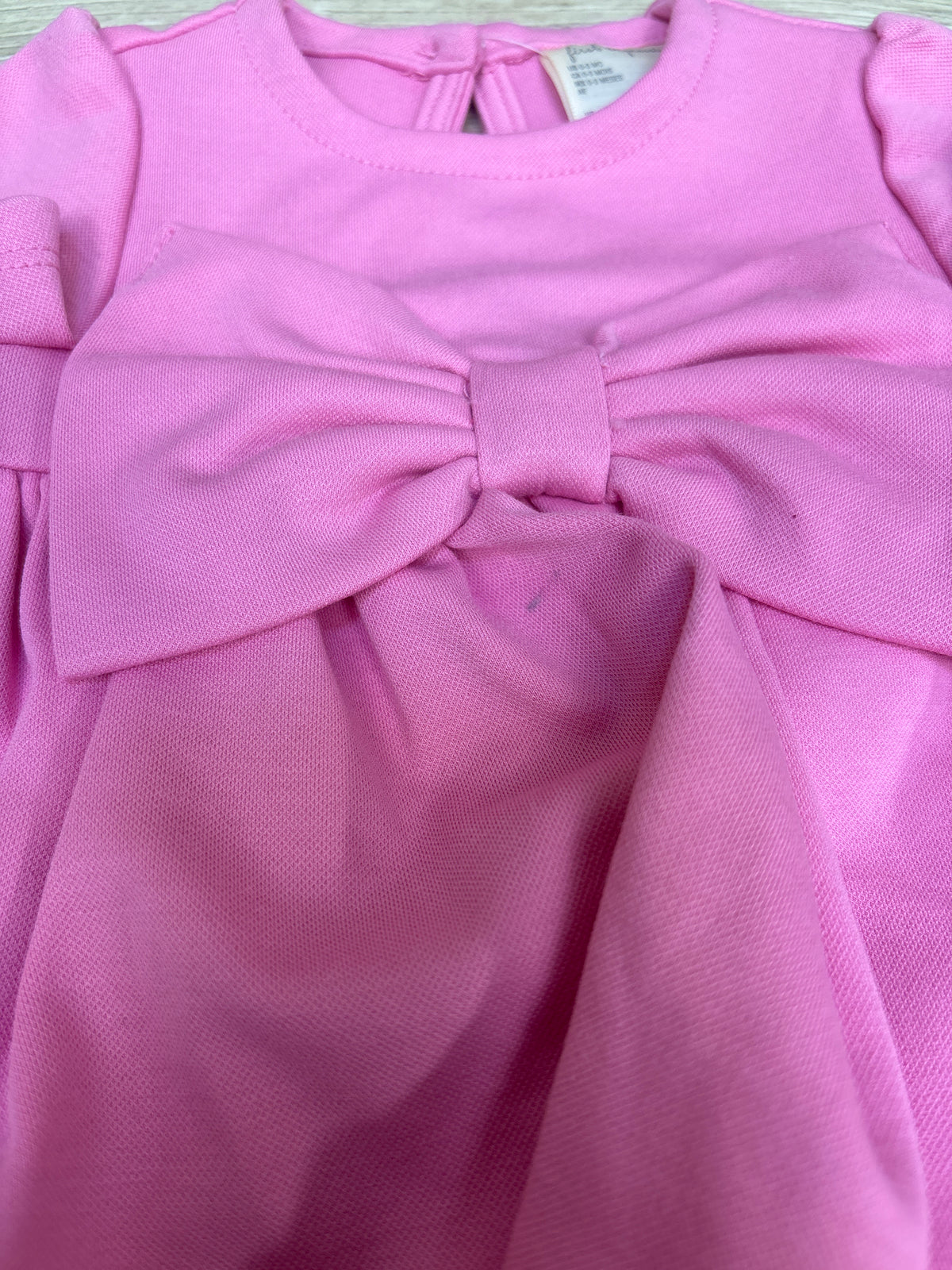 NEW First Impressions Bodysuit Dress Pink sz 0/3m
