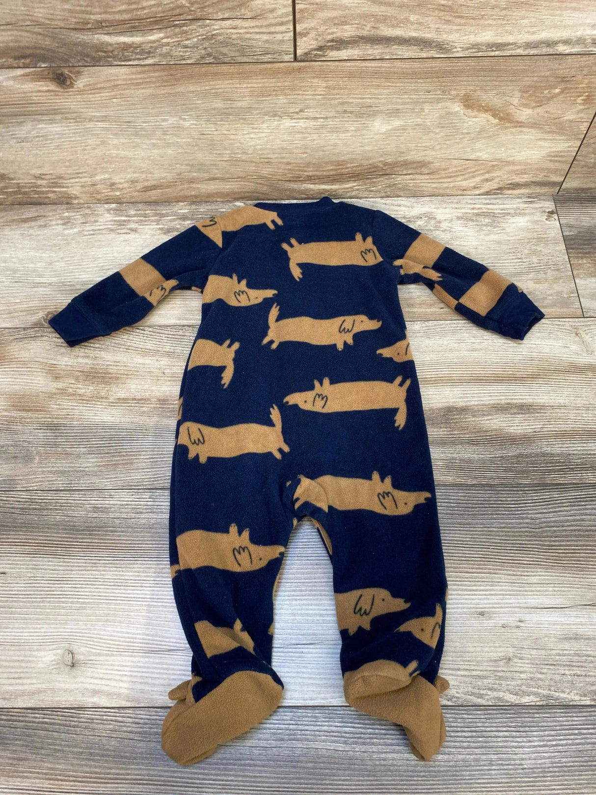 Carter's Dog Print Blanket Sleeper Navy sz 6m - Me n Mommy To Be