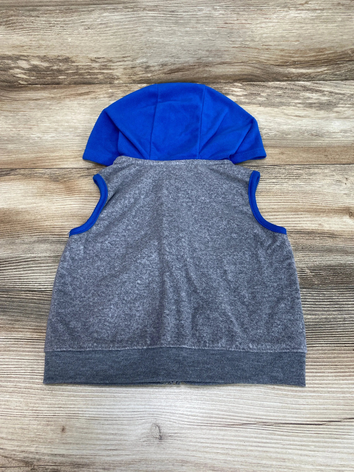 Carter's Hooded Fleece Vest Blue sz 18m - Me n Mommy To Be