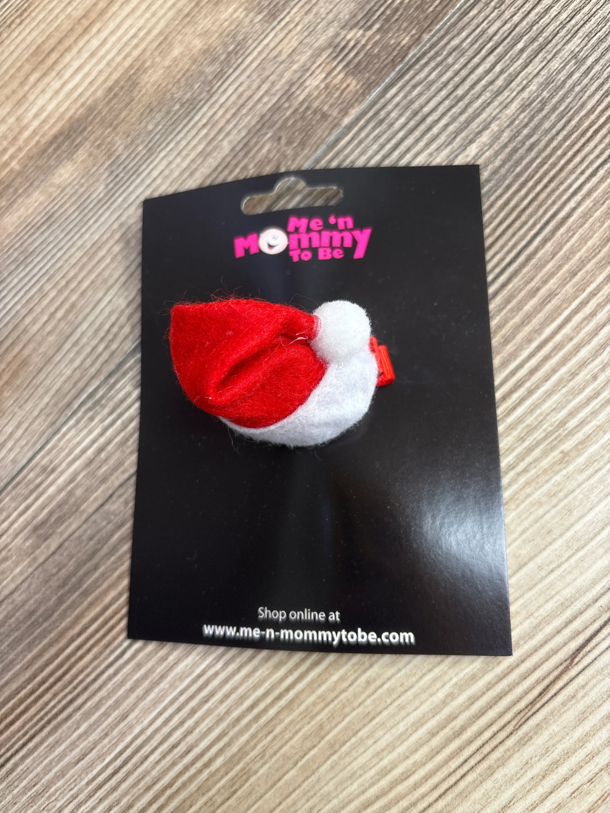 NEW Fold Over Santa Hat Hair Bow