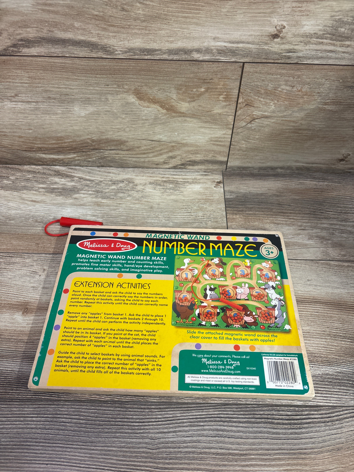 Melissa & Doug Magnetic Wand Number Maze