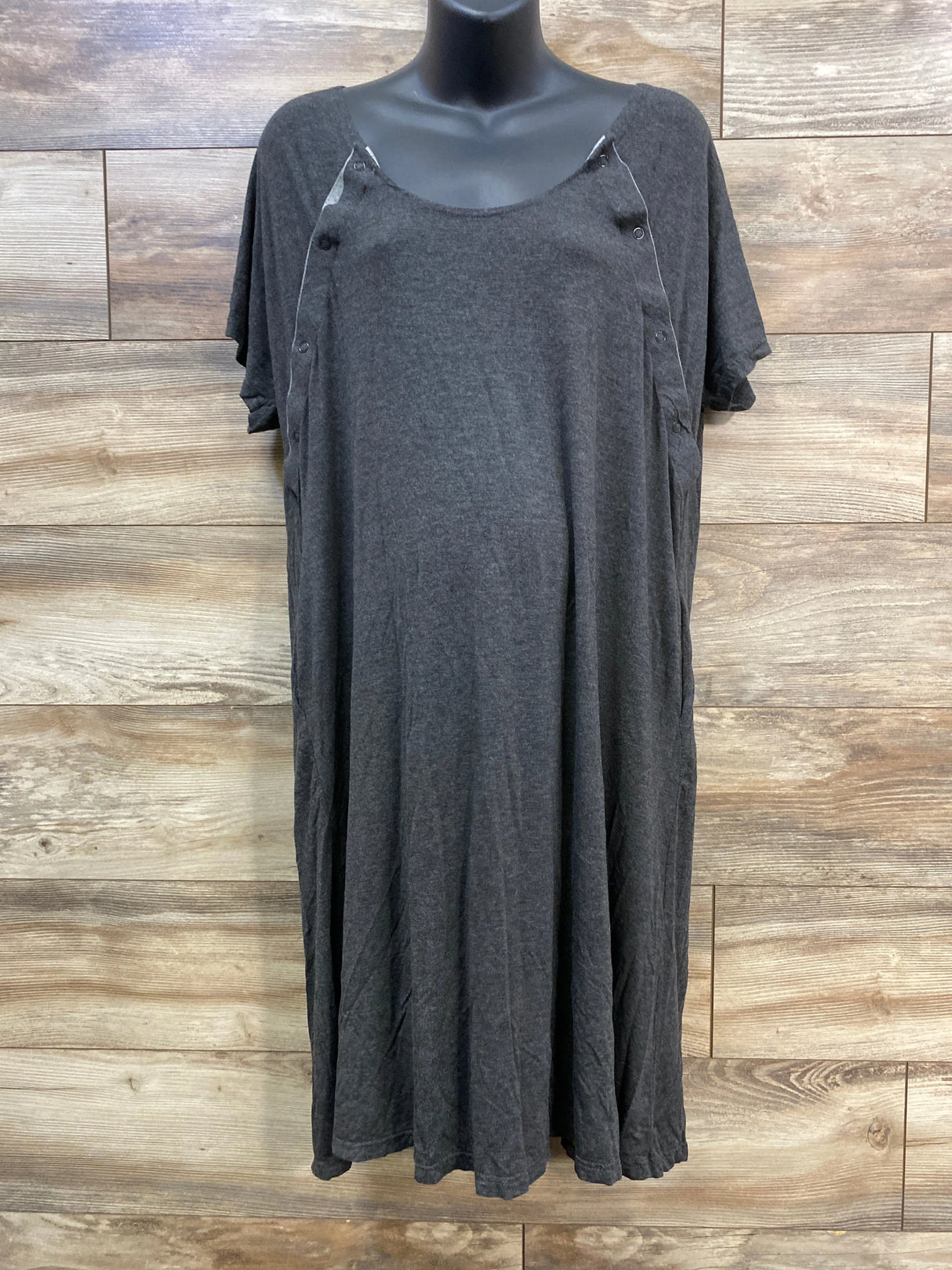 Frida Delivery & Nursing Gown Grey One Size