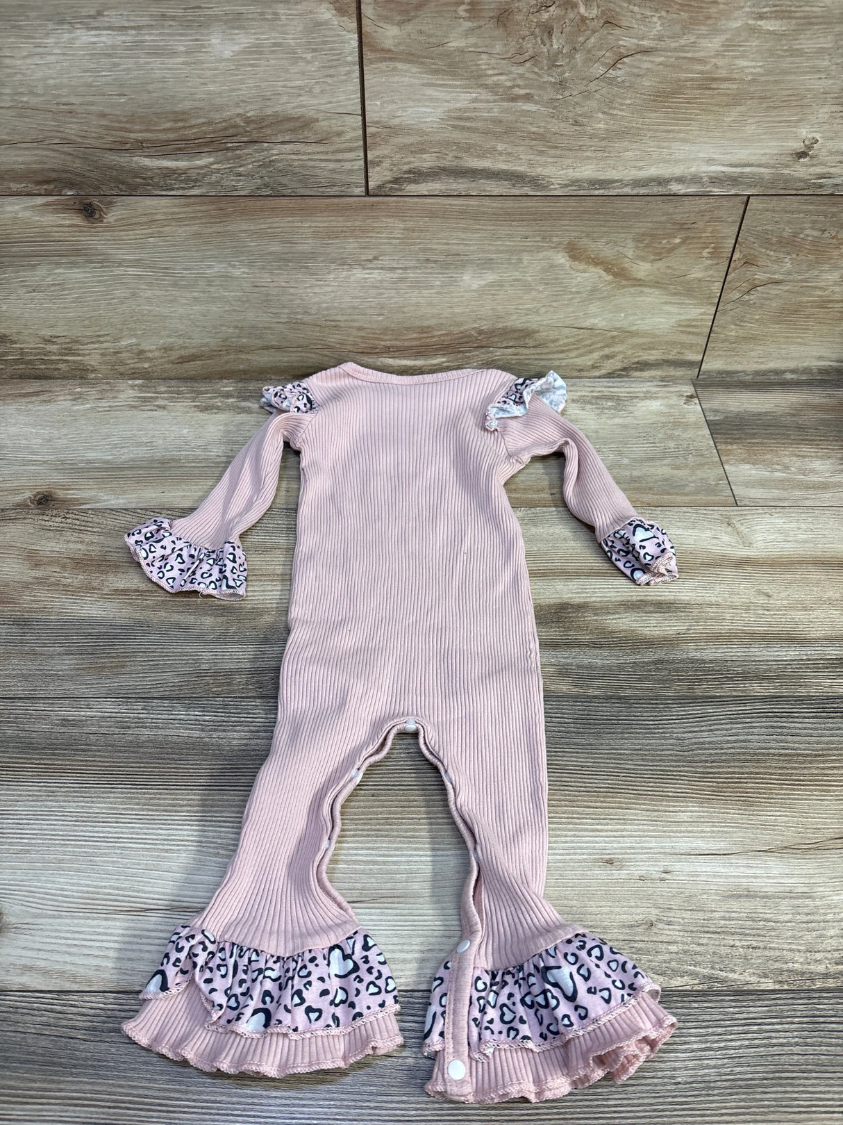 Ain't No Daddy Like The One I Got Ribbed Coverall Pink sz 12-18m