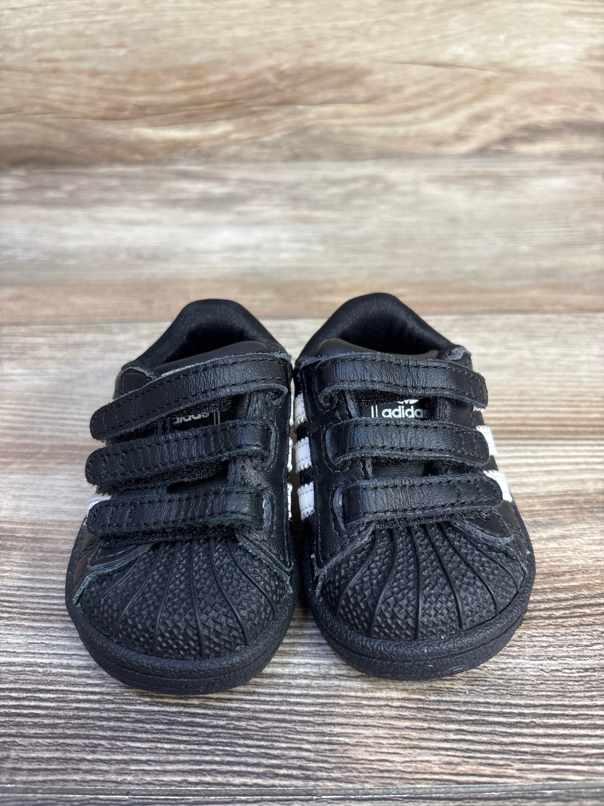 Adidas Superstar II Comfort Closure Sneakers Black sz 2c