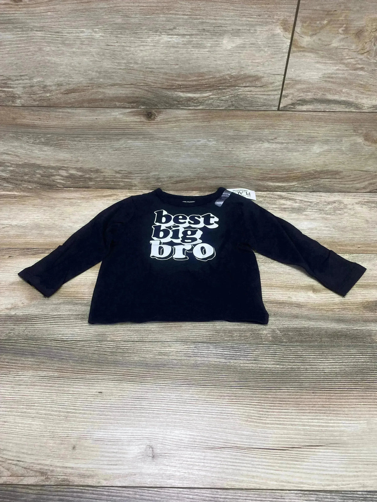 NEW Children's Place Best Big Bro Shirt Black sz 12-18m - Me n Mommy To Be