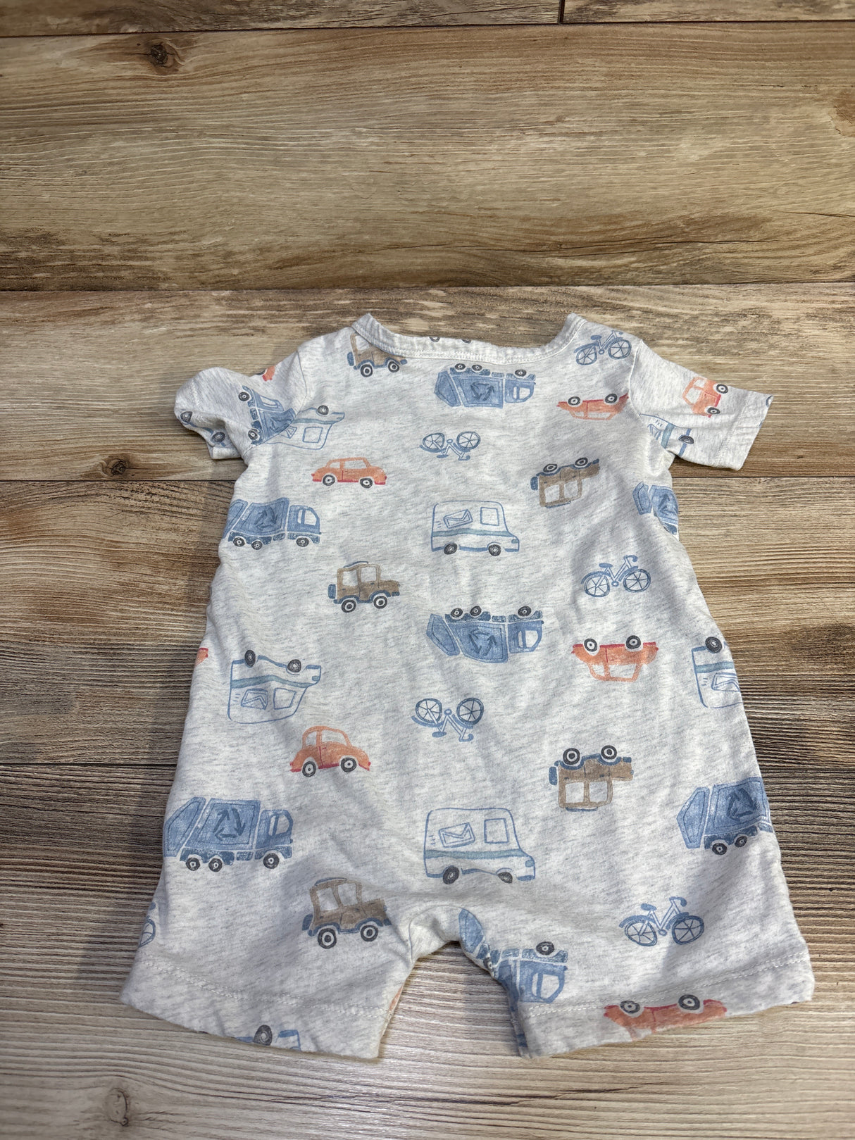 Carter's Henley Shortie Romper Grey sz 18m