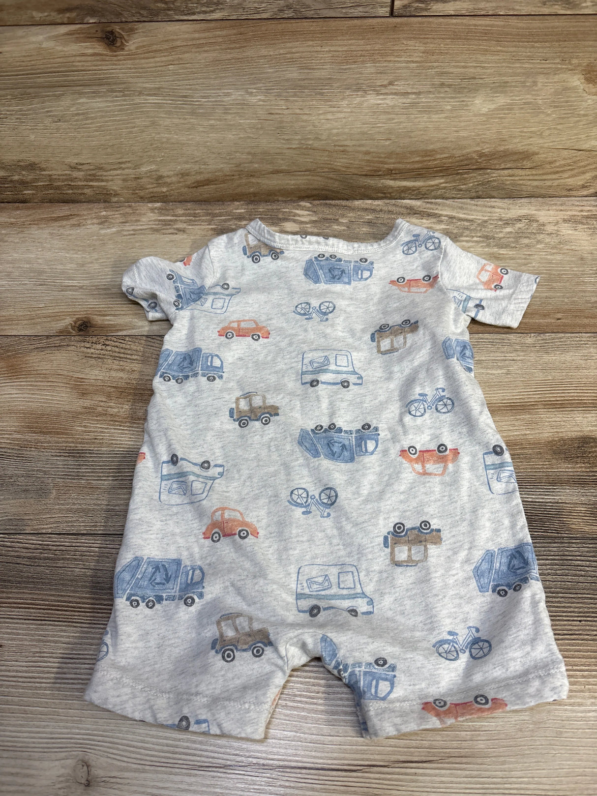 Carter's Henley Shortie Romper Grey sz 18m