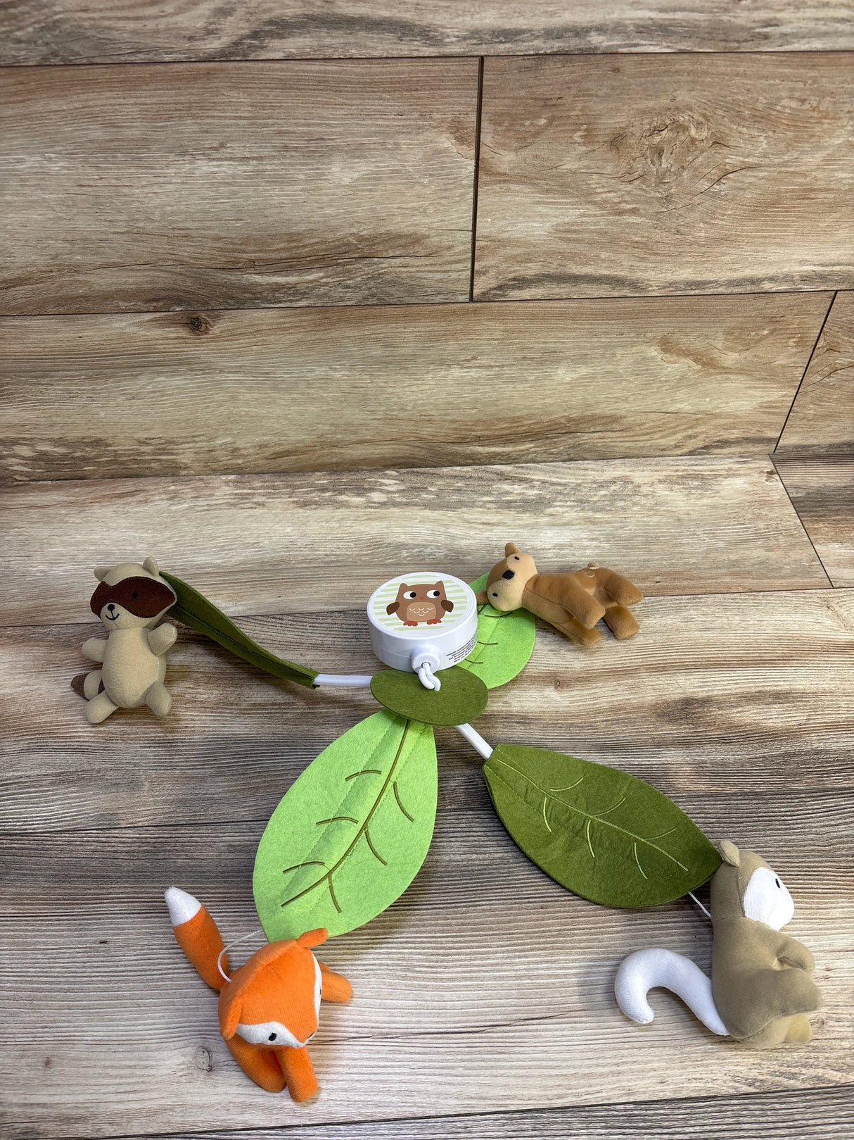Lambs & Ivy Woodland Tales Forest Animal Musical Baby Crib Mobile