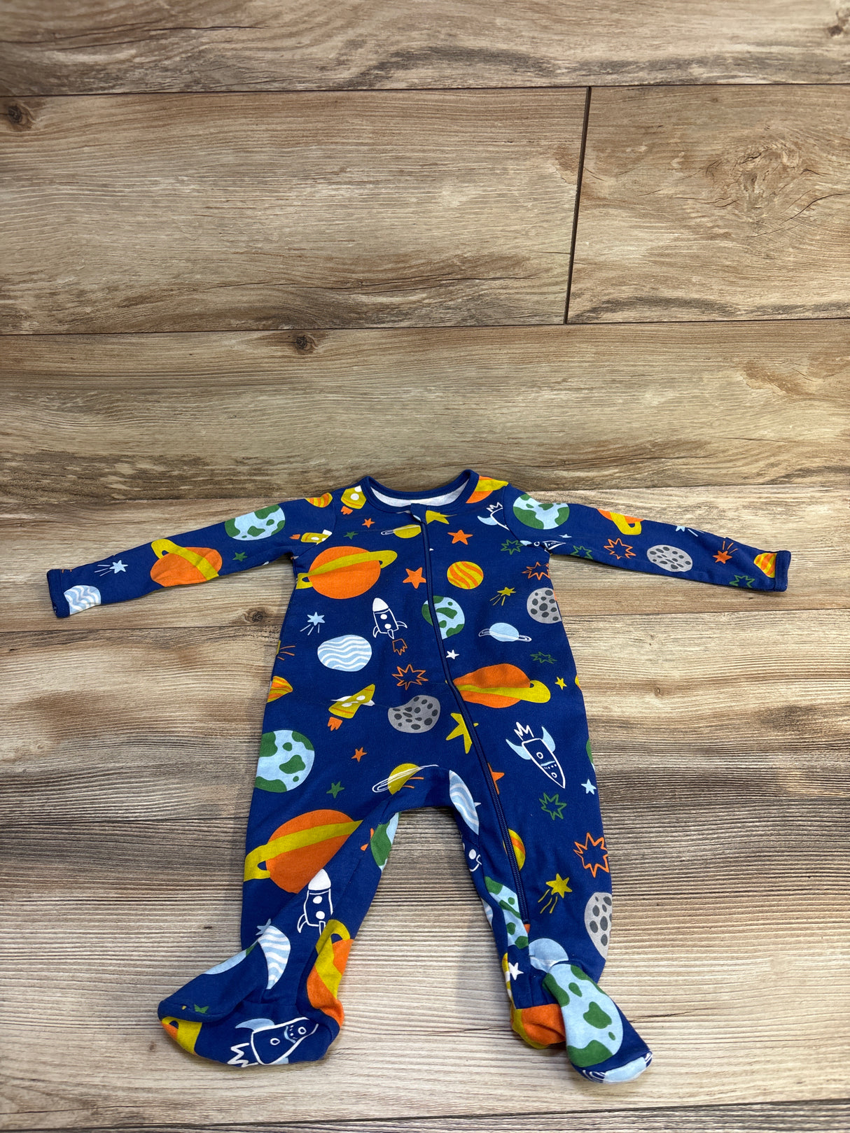 Wonder Nation Sleeper Blue sz 3-6m