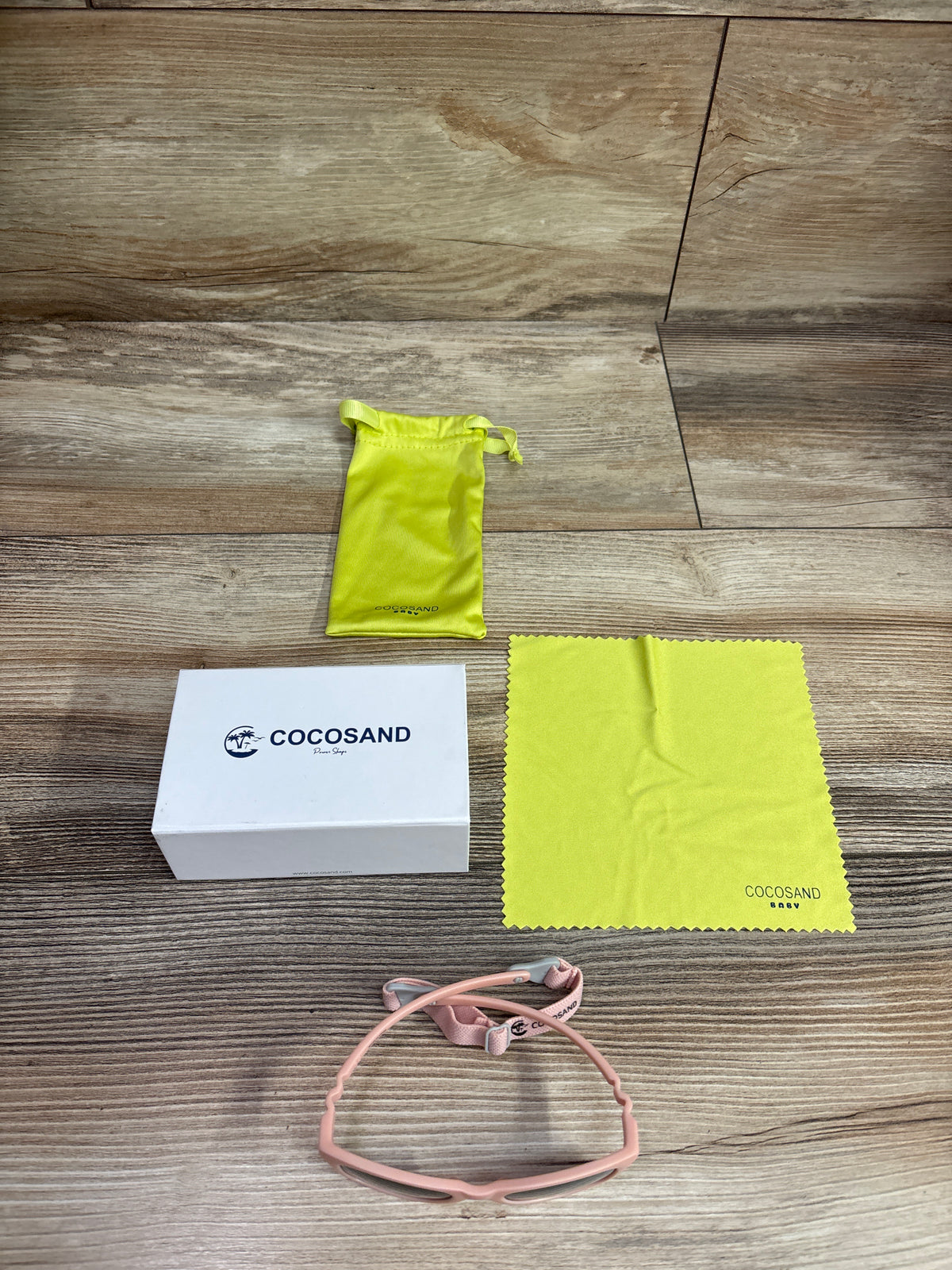 COCOSAND Baby Sunglasses Pink sz 0-12m