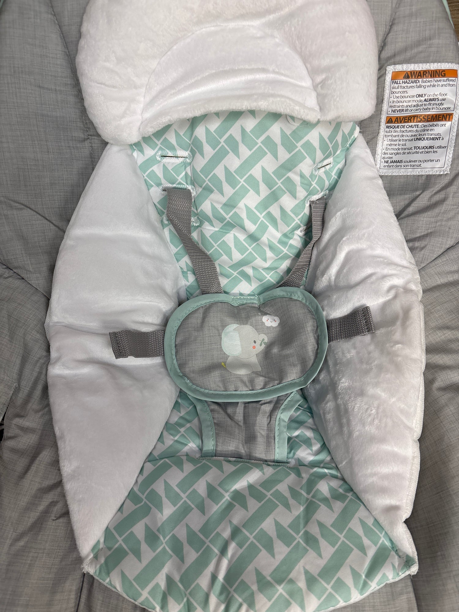 NEW Ingenuity Keep Cozy 3-in-1 Grow with Me Baby Bouncer, Rocker & Toddler Seat in Weaver