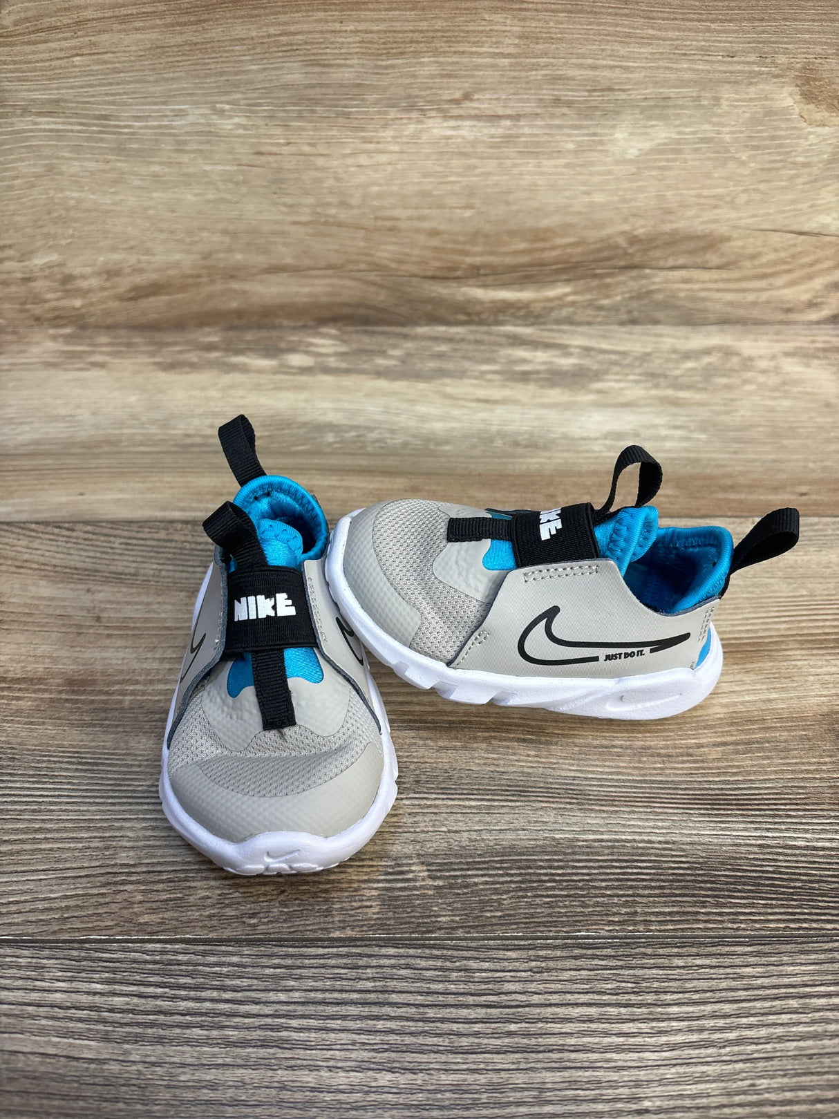 Nike Flex Runner 2 TD 'Light Iron Ore Blue Lightning' Sneakers sz 5c